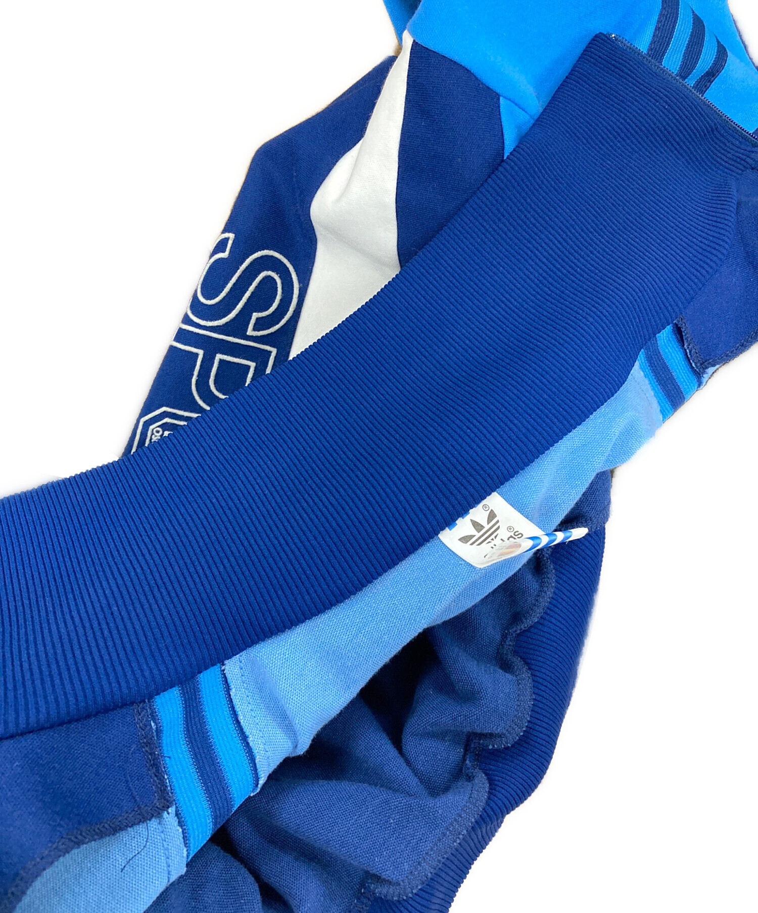 【★adidas×特大サイズ】6XO 抜群の古着感 トラックジャケット ジャージ 中古・古着通販】adidas (アディダス) トラックジャケット ブルー