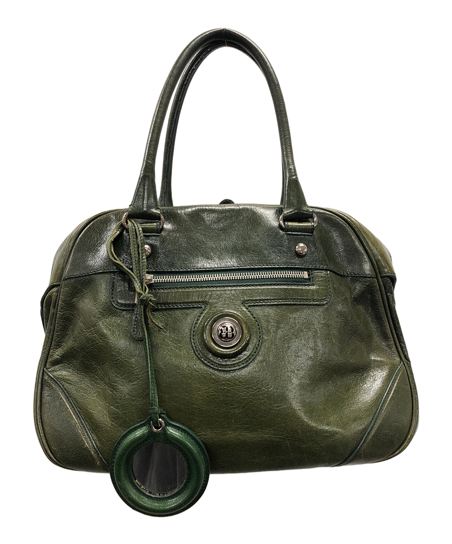 中古・古着通販】BALENCIAGA (バレンシアガ) ハンドバッグ グリーン 