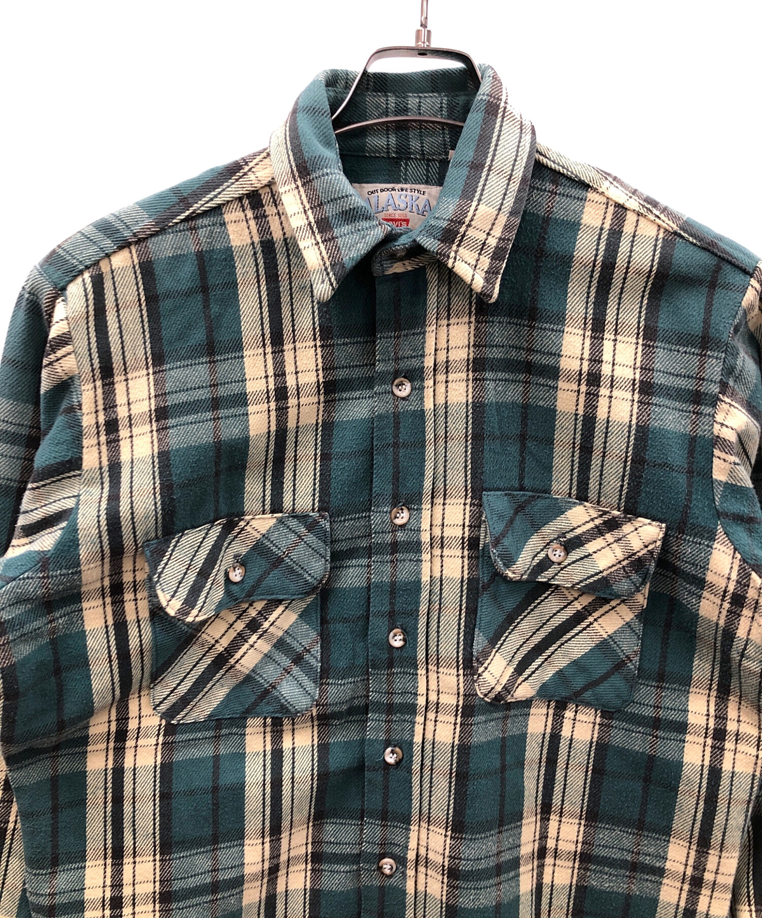 中古・古着通販】LEVI'S (リーバイス) ヘビーネルシャツ ALASKA