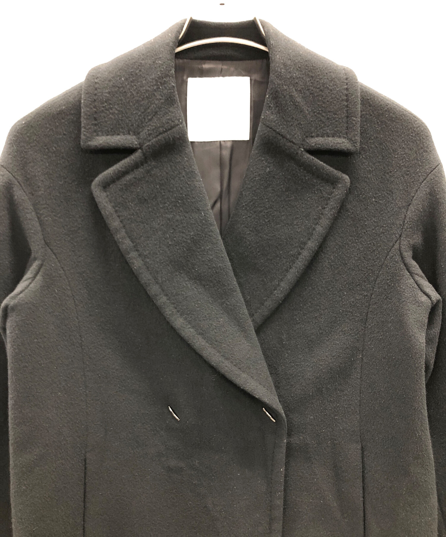 中古・古着通販】NEMIKA (ネミカ) コート ブラック サイズ:7｜ブランド