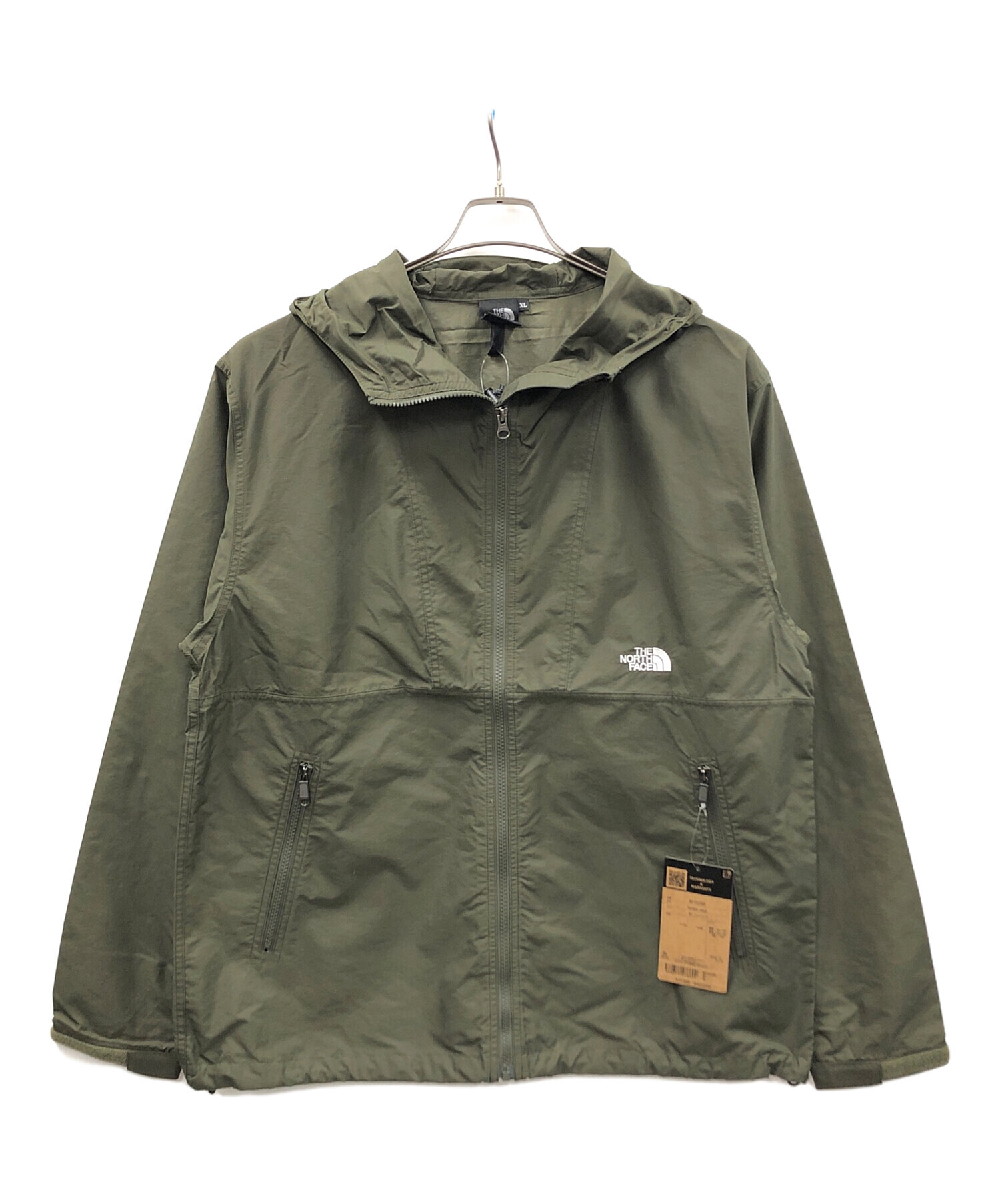 未使用に近い極美品‼️ノースフェイスコンパクトジャケットオリーブMサイズ 中古・古着通販】THE NORTH FACE (ザ ノース フェイス) ナイロン