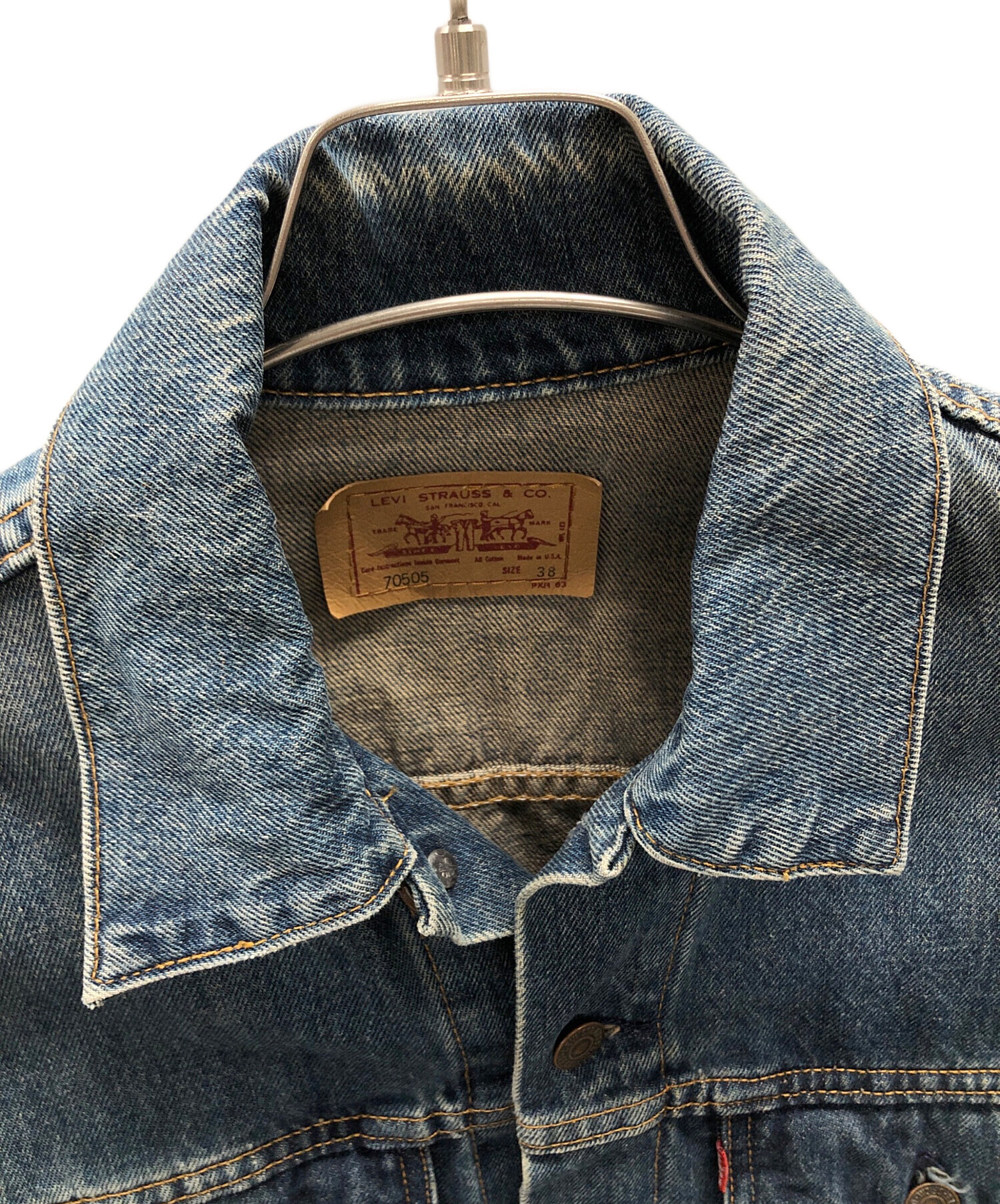 中古・古着通販】LEVI'S (リーバイス) デニムジャケット インディゴ