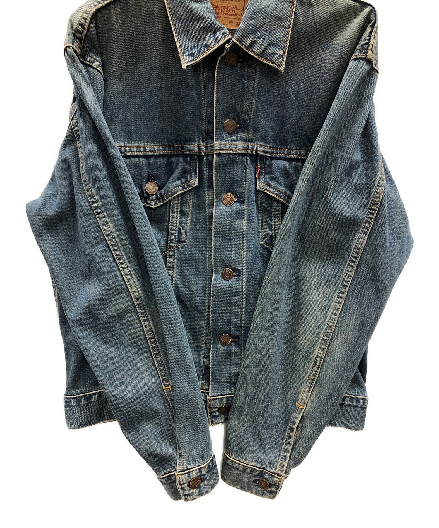 中古・古着通販】LEVI'S (リーバイス) デニムジャケット インディゴ