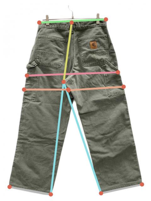 カーハート　carhartt ペインターパンツ　カーキ Carhartt（カーハート） ワークパンツ CARHARTT RELAXED FIT TWILL