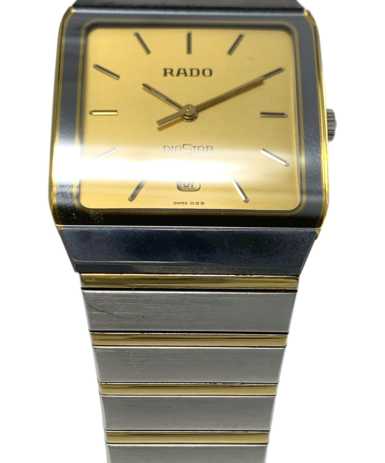 RADOラドー　デイト　クォーツ　腕時計　160.0394.3 中古・古着通販】RADO (ラドー) 腕時計 クォーツ ゴールド サイズ:実寸