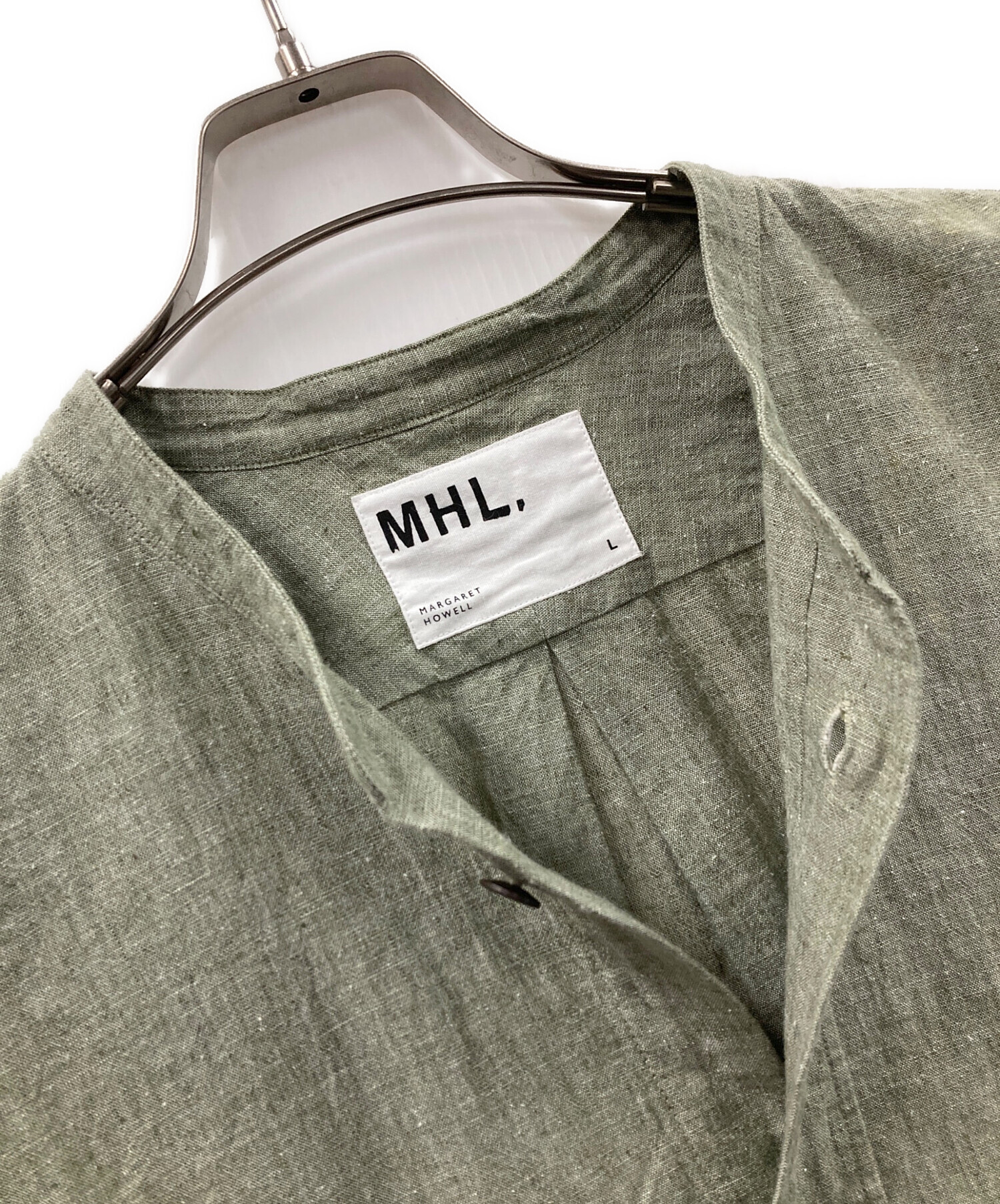 中古・古着通販】MHL (エムエイチエル) 長袖シャツ COTTON LINEN