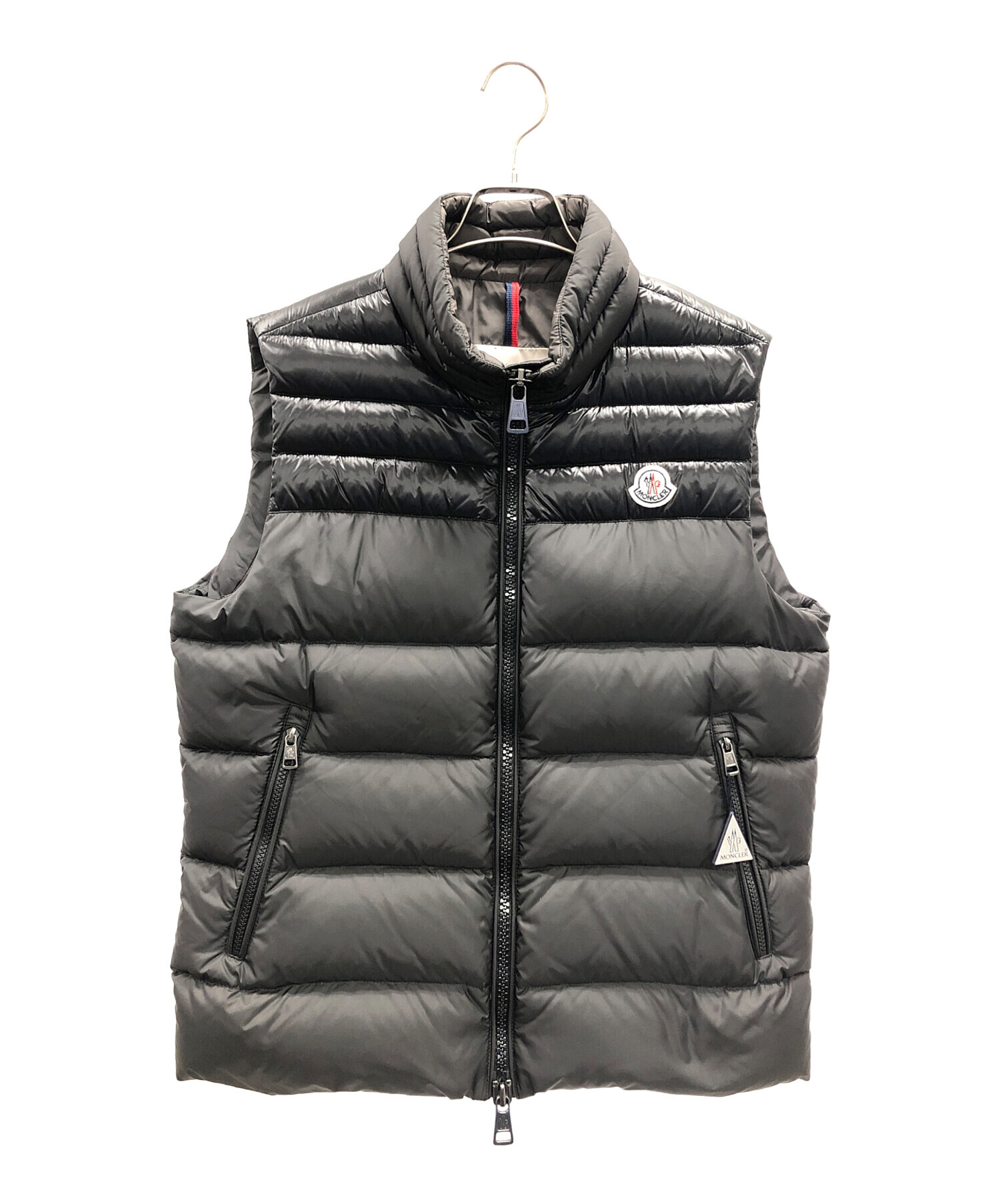 本物MONCLERモンクレール DUPRES デュプレス ダウンベストブラック黒 中古・古着通販】MONCLER (モンクレール) ダウンベスト DUPRES