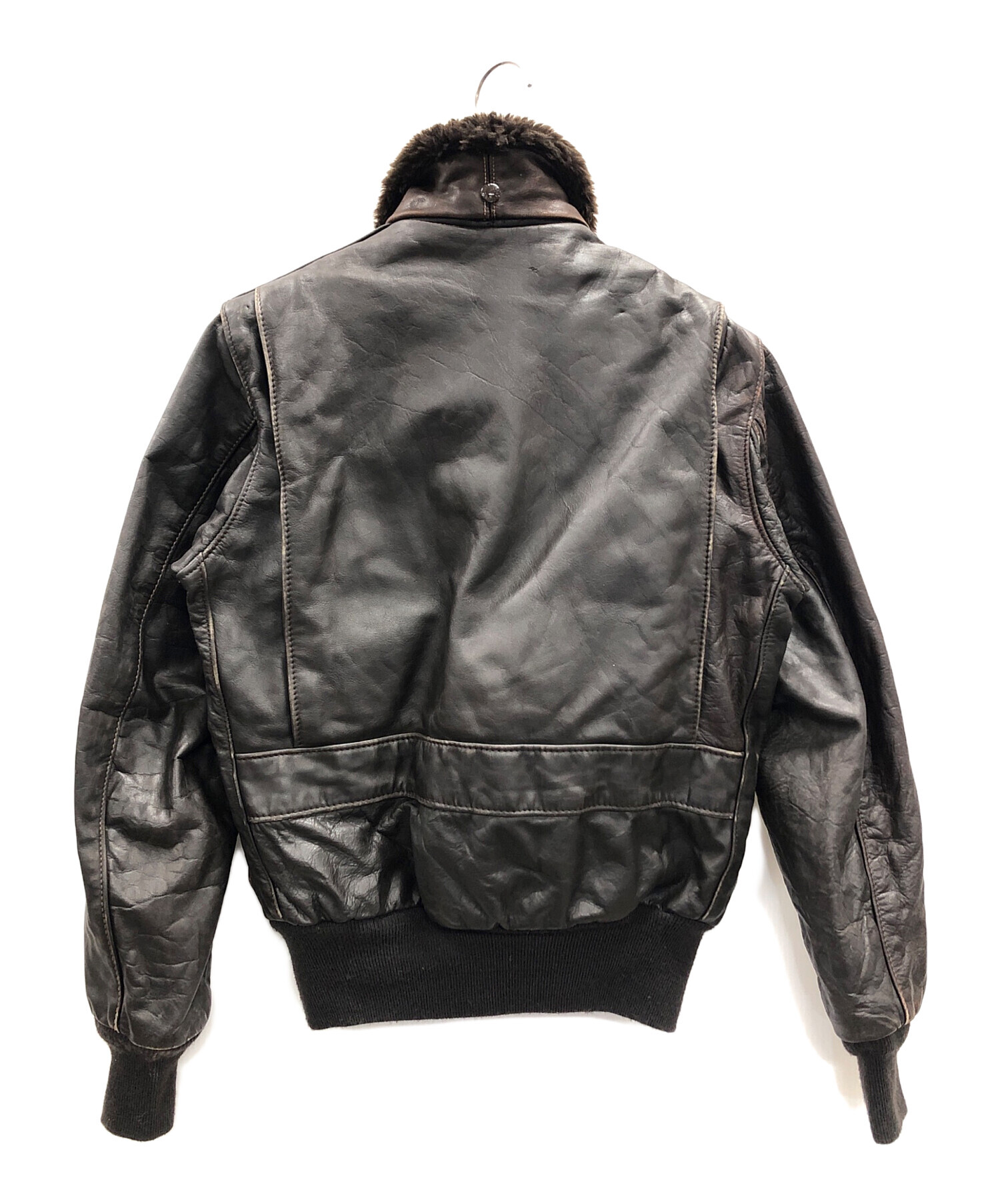 中古・古着通販】Schott (ショット) レザージャケット ブラウン サイズ 
