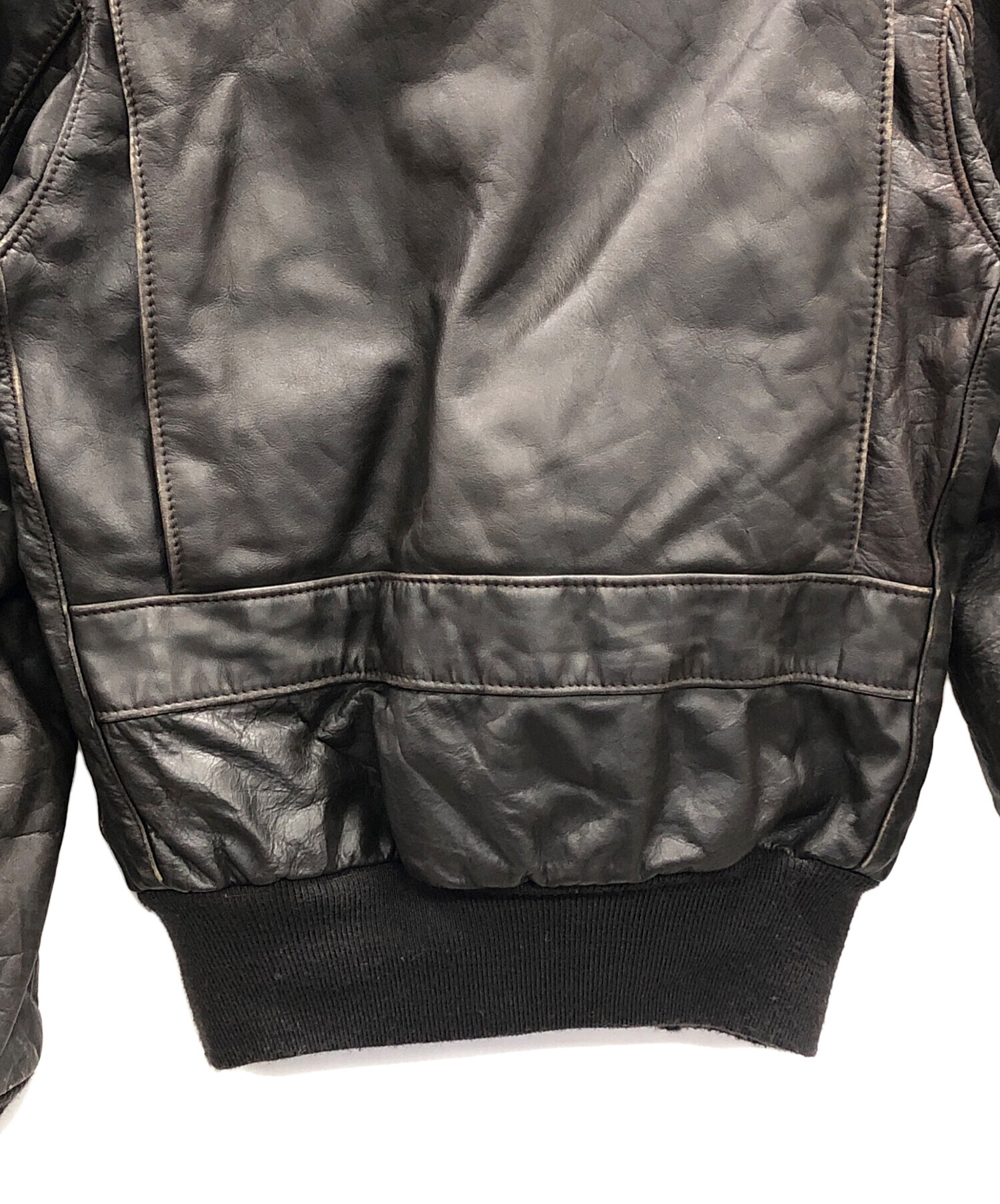 中古・古着通販】Schott (ショット) レザージャケット ブラウン サイズ