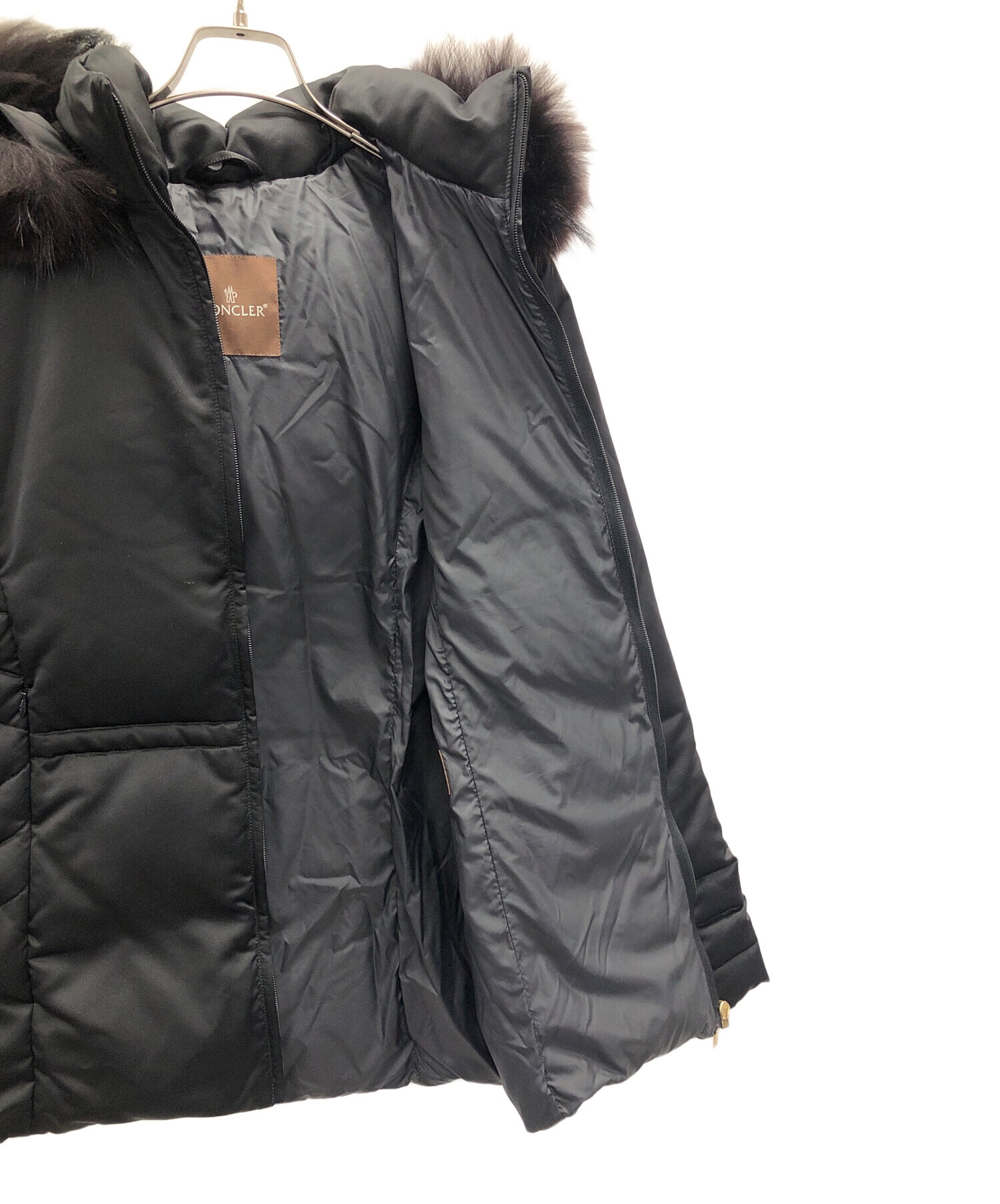 中古・古着通販】MONCLER (モンクレール) ダウンコート ブラック