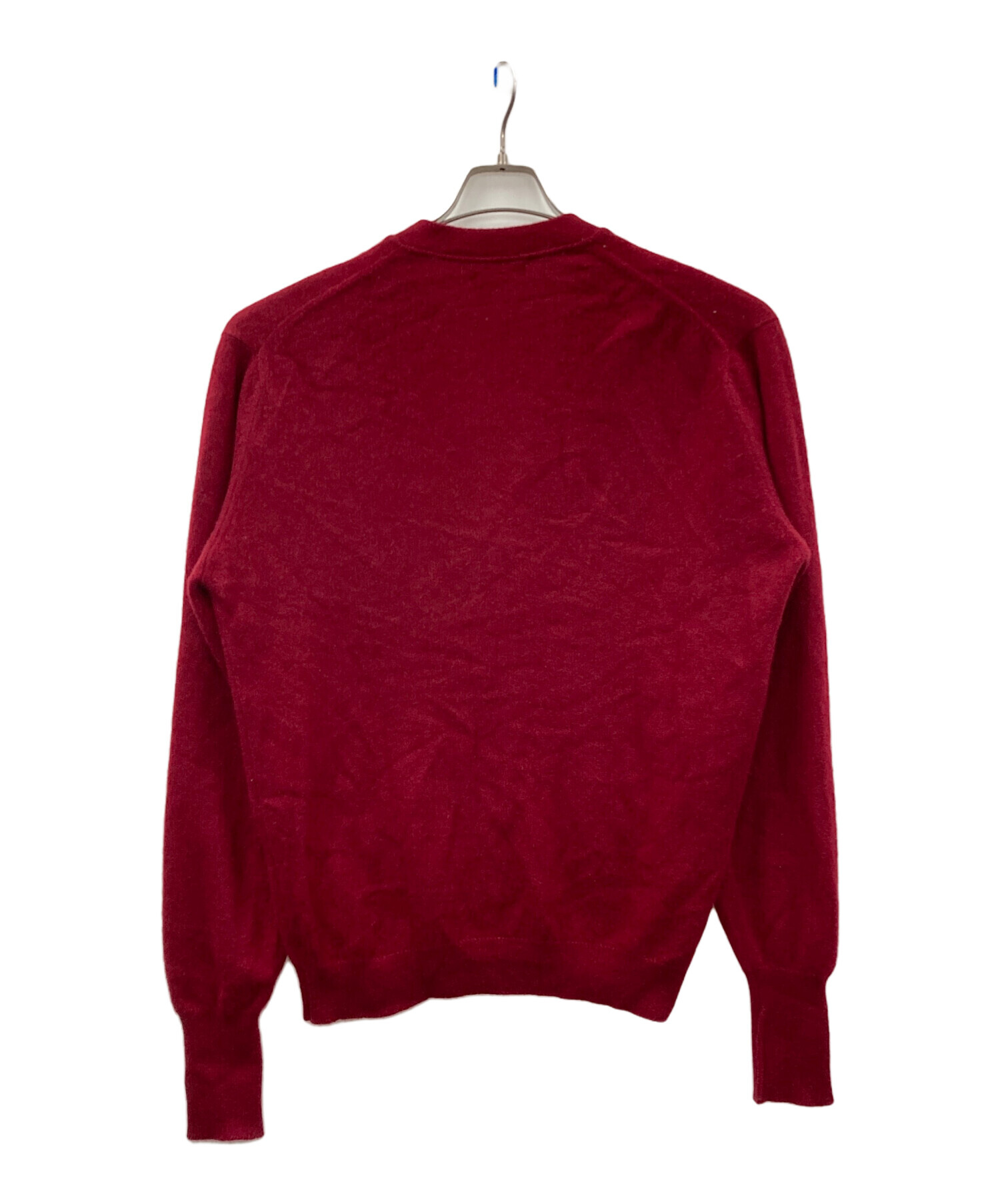 【CELINE/セリーヌ】ニットカーディガン 赤 レッド 長袖 中古・古着通販】CELINE (セリーヌ) カーディガン レッド サイズ:107