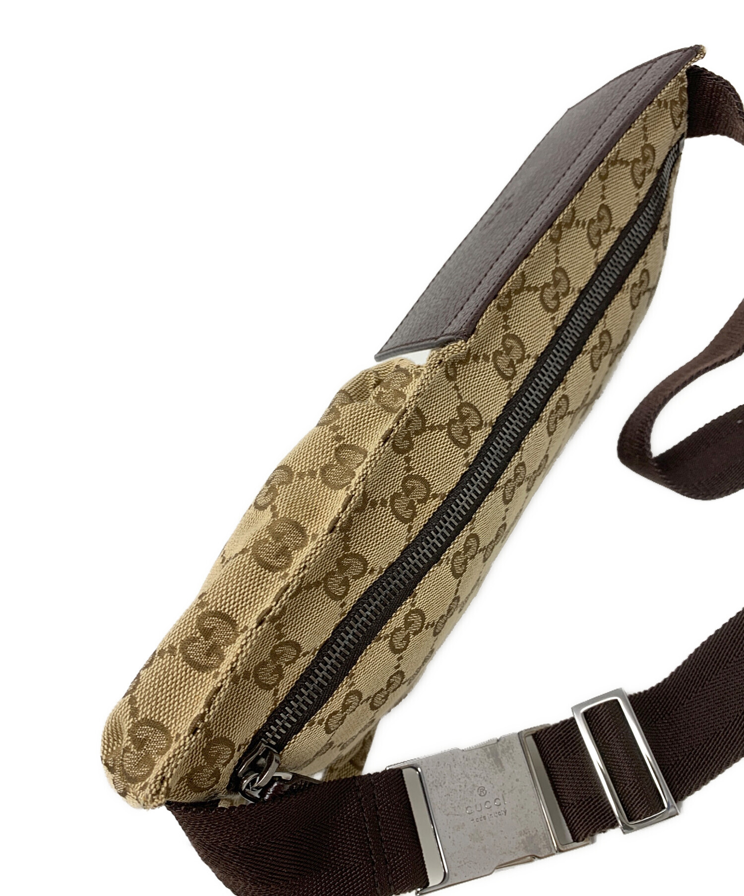 中古・古着通販】GUCCI (グッチ) ウエストポーチ ボディバッグ GG