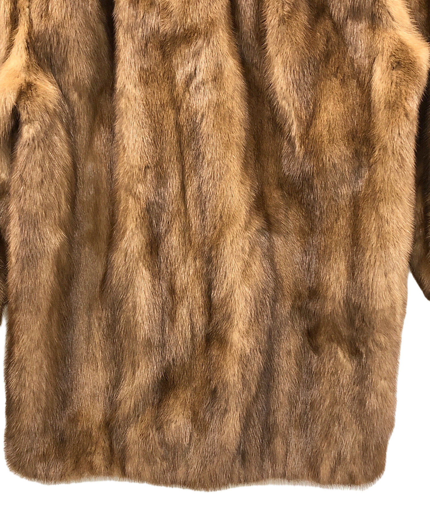 中古・古着通販】SAGA MINK (サガミンク) ファーコート ブラウン