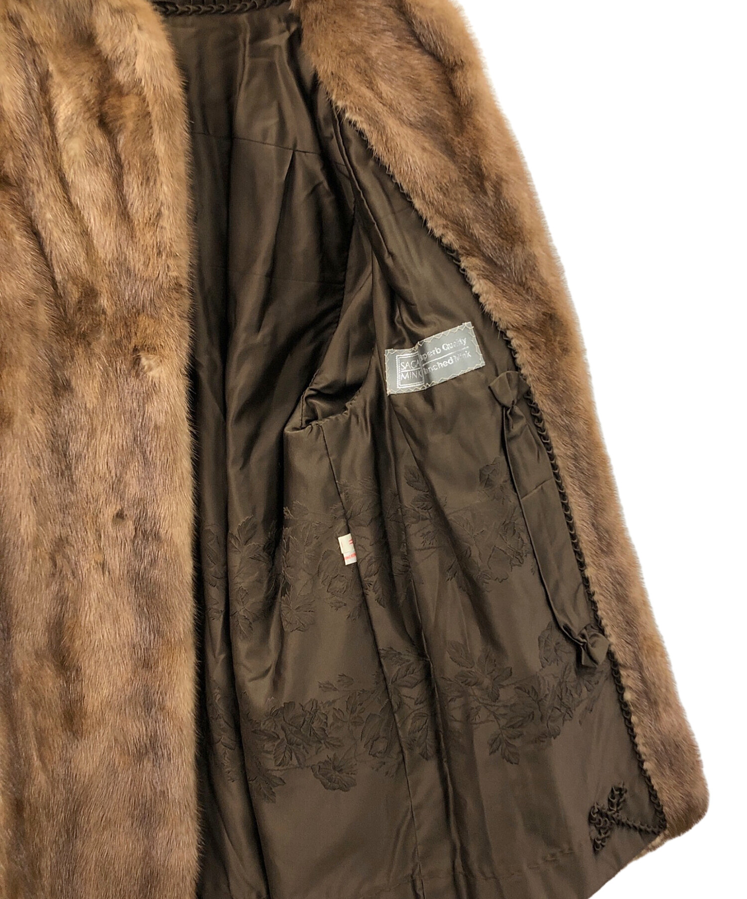 中古・古着通販】SAGA MINK (サガミンク) ファーコート ブラウン