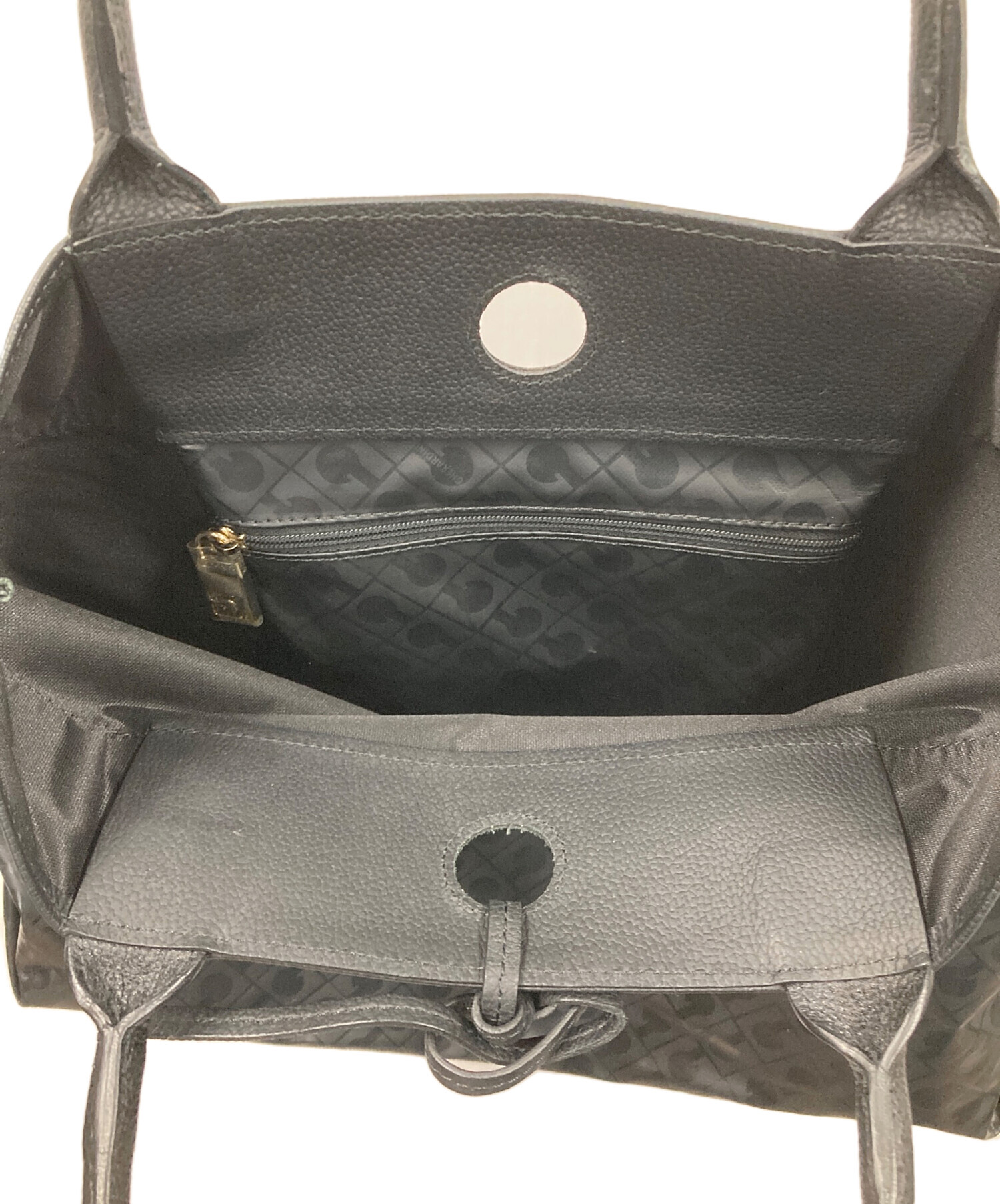 GHERARDINI グレー ハンドバッグ 中型 中古・古着通販】GHERARDINI (ゲラルディーニ) ハンドバッグ ブラック