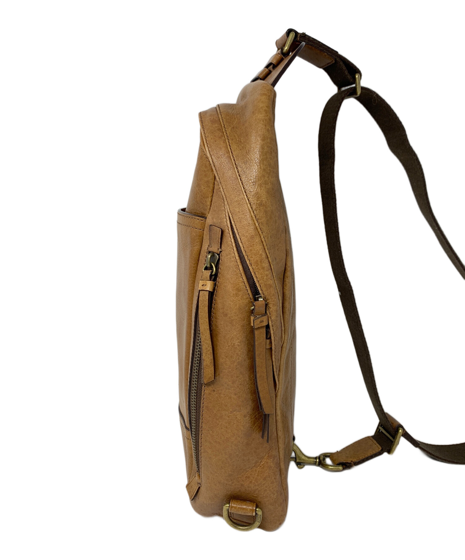 中古・古着通販】COACH (コーチ) ショルダーバッグ キャメル サイズ