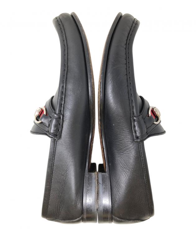 美品　GUCCI グッチ　ホースビットローファー　黒　43ハーフ アウトレット情報も】GUCCI (グッチ) の名作「ホースビットローファー