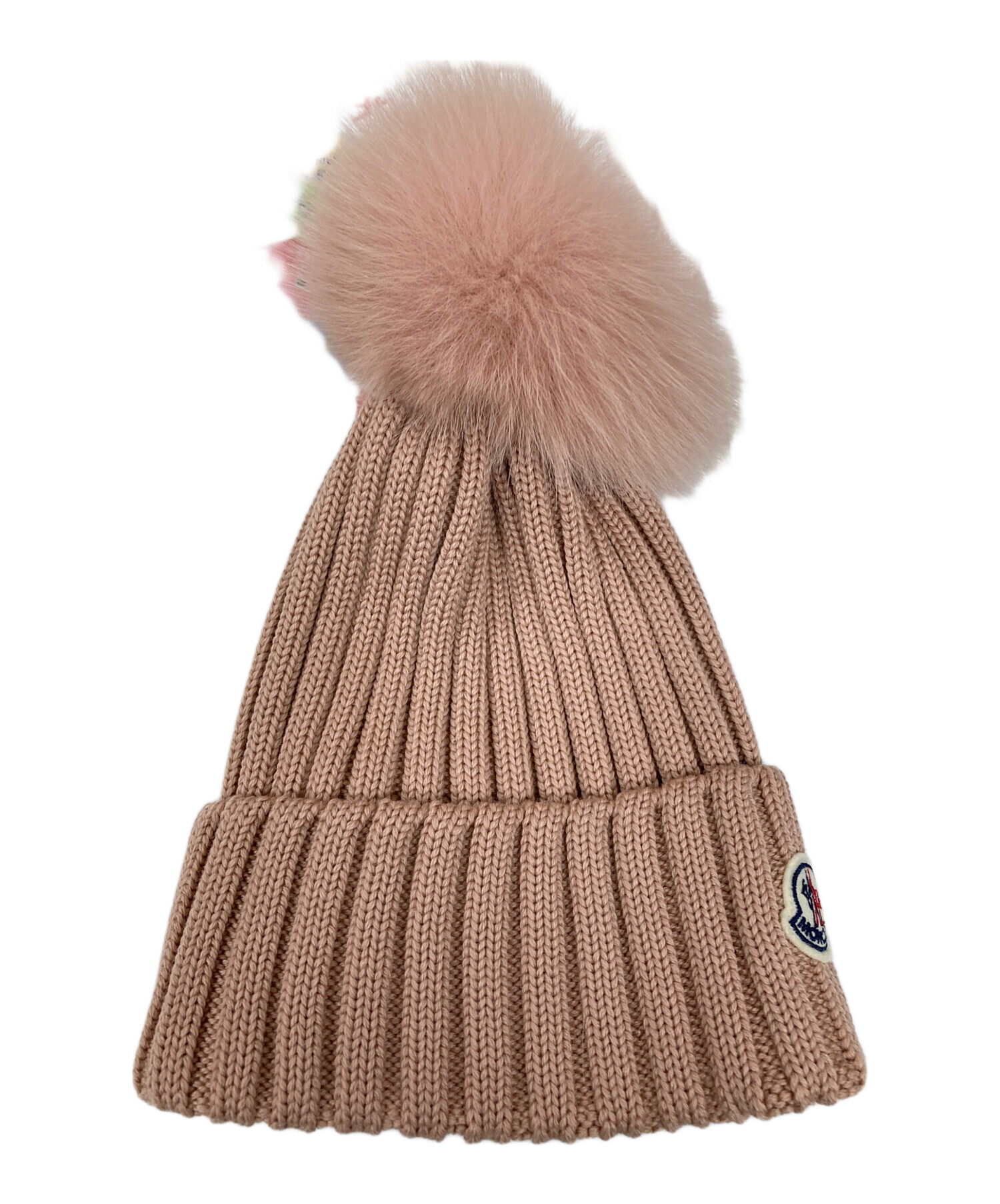 『未使用級』MONCLER モンクレール ニット帽　ニット フォックス 未使用級』MONCLER モンクレール ニット帽 ニット フォックス