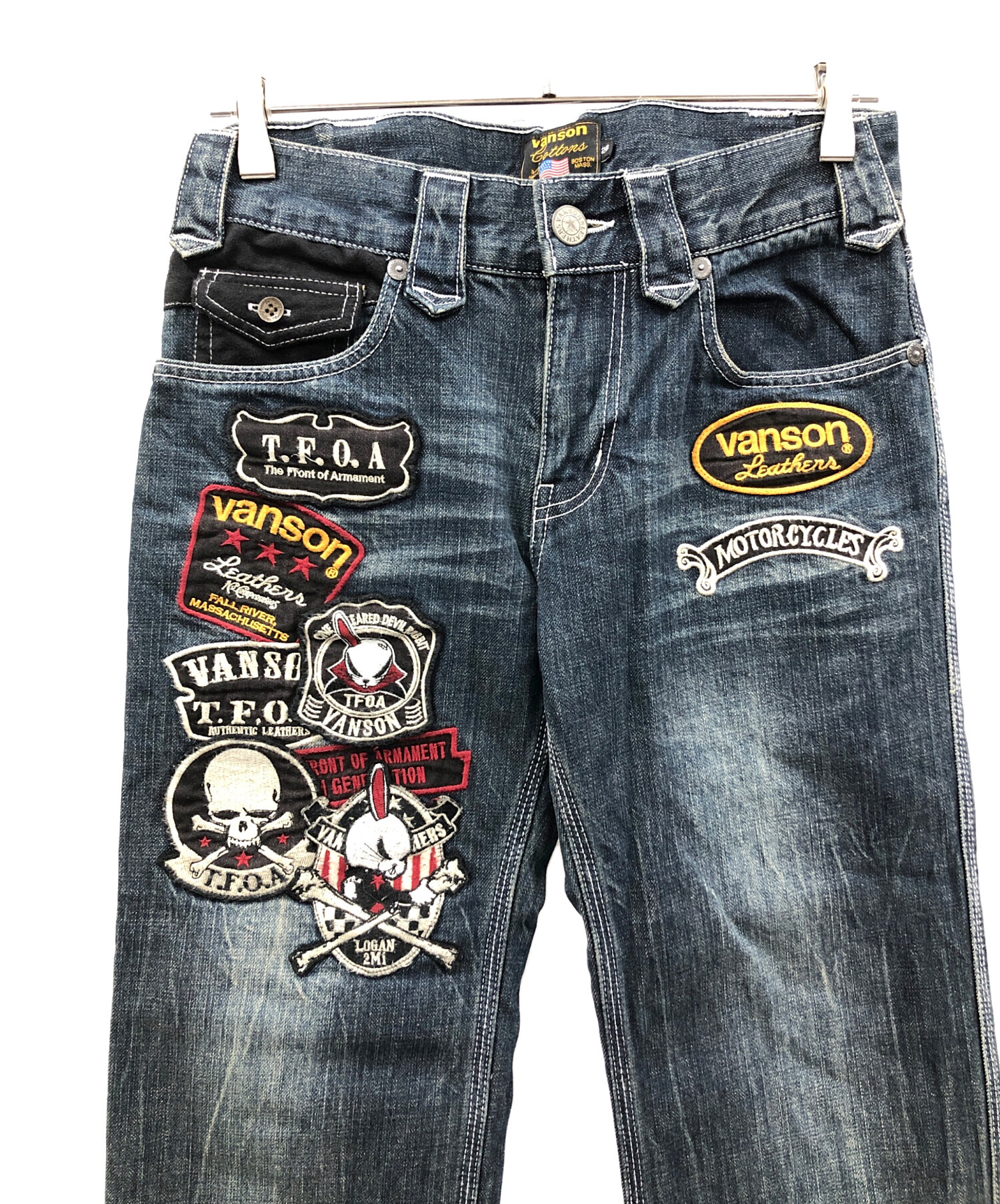 中古・古着通販】VANSON (バンソン) デニムパンツ デスラビット
