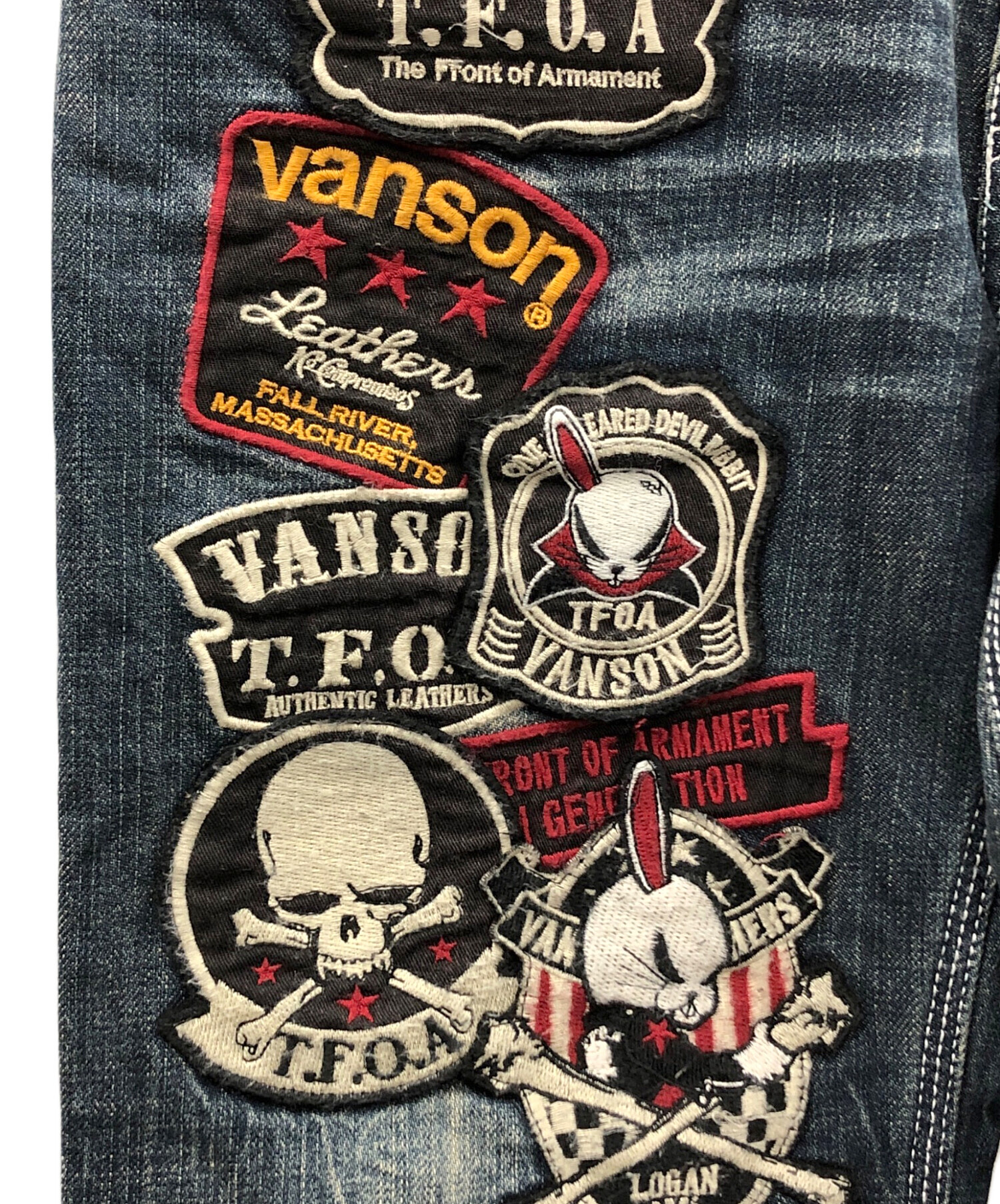 中古・古着通販】VANSON (バンソン) デニムパンツ デスラビット