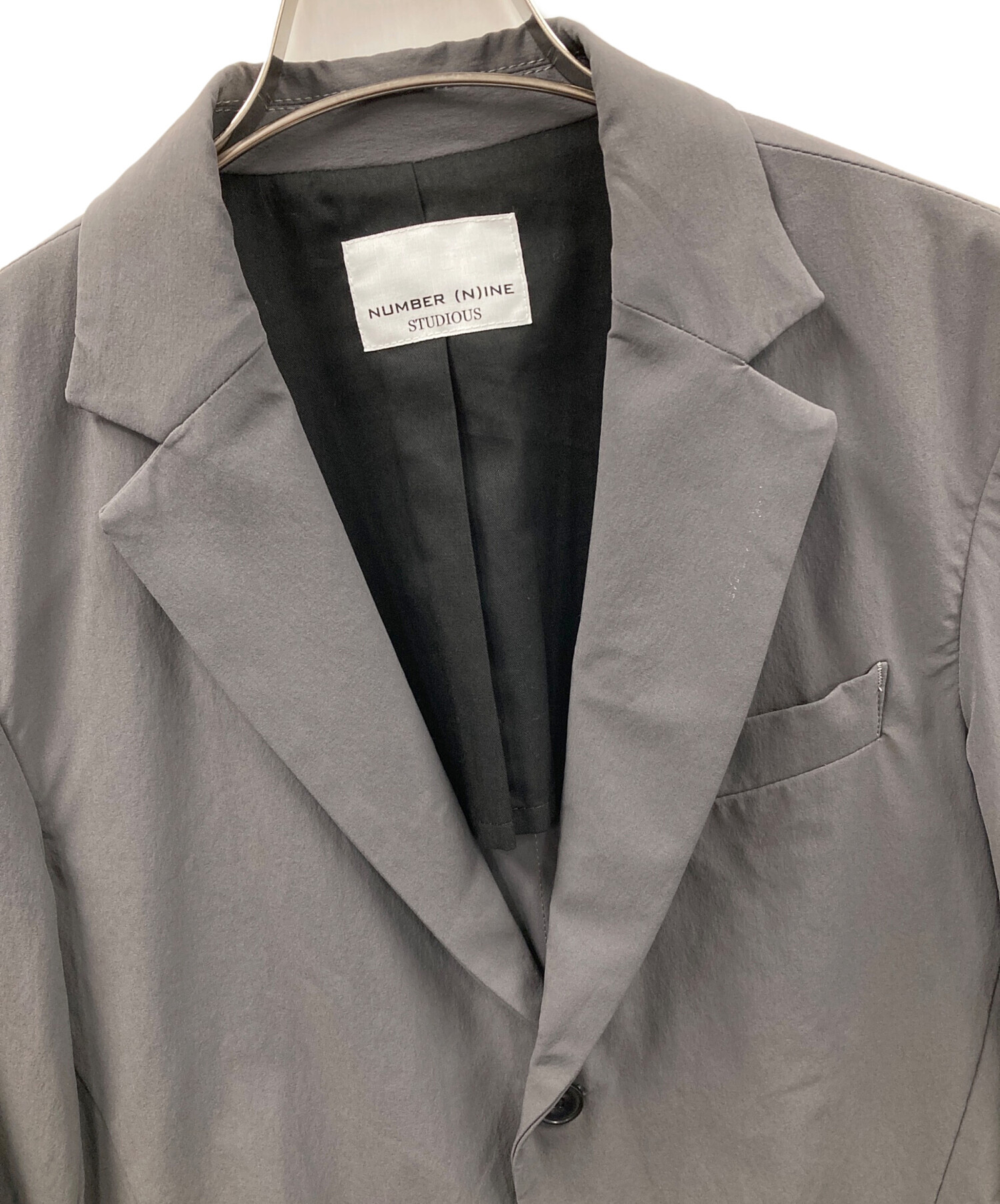 ナンバーナイン スーツ セットアップ オリジナル サイズ2 M〜L ダークグレー ナンバーナイン スーツ セットアップ オリジナル サイズ2 M〜L