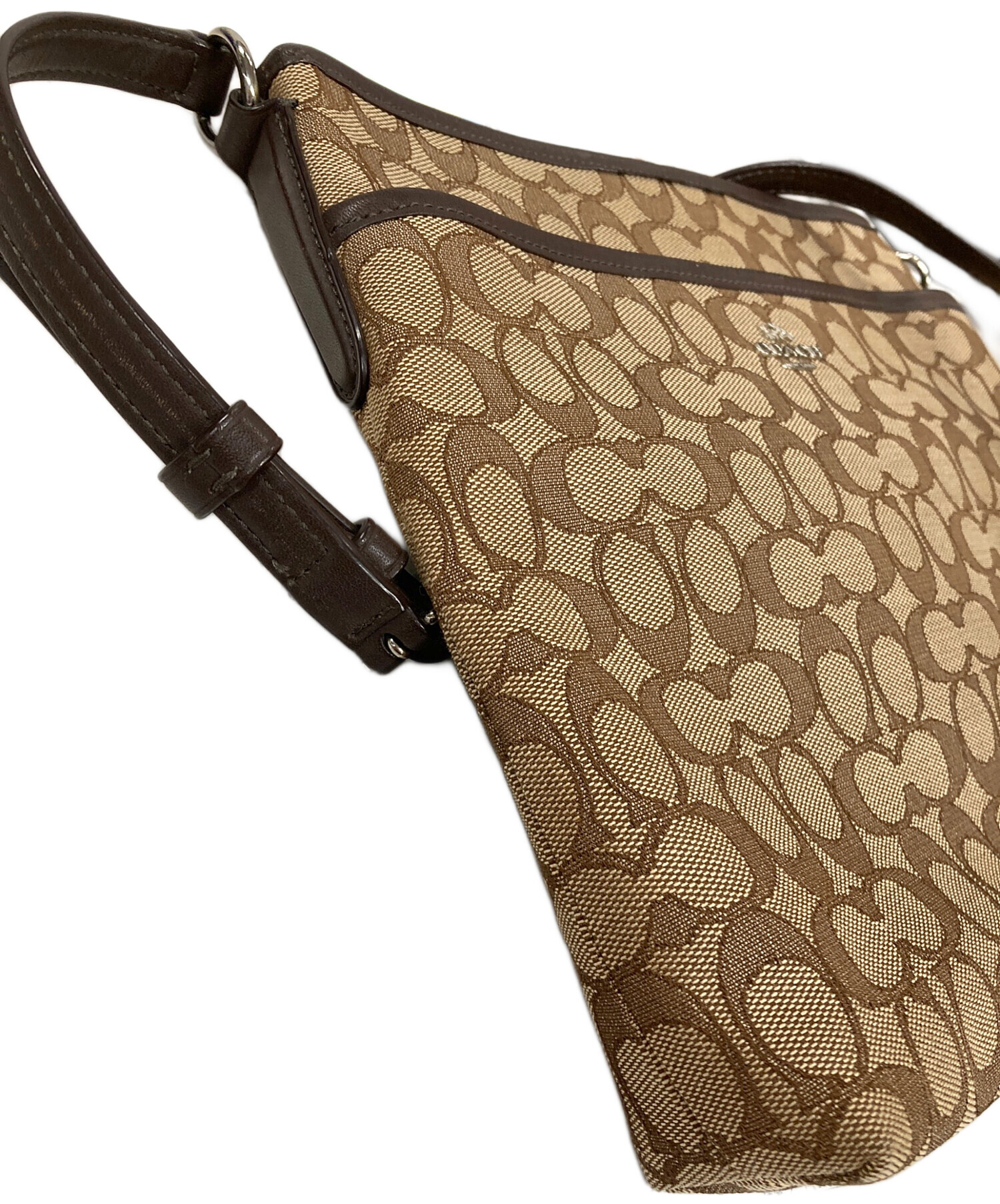 中古・古着通販】COACH (コーチ) ショルダーバッグ シグネチャー 