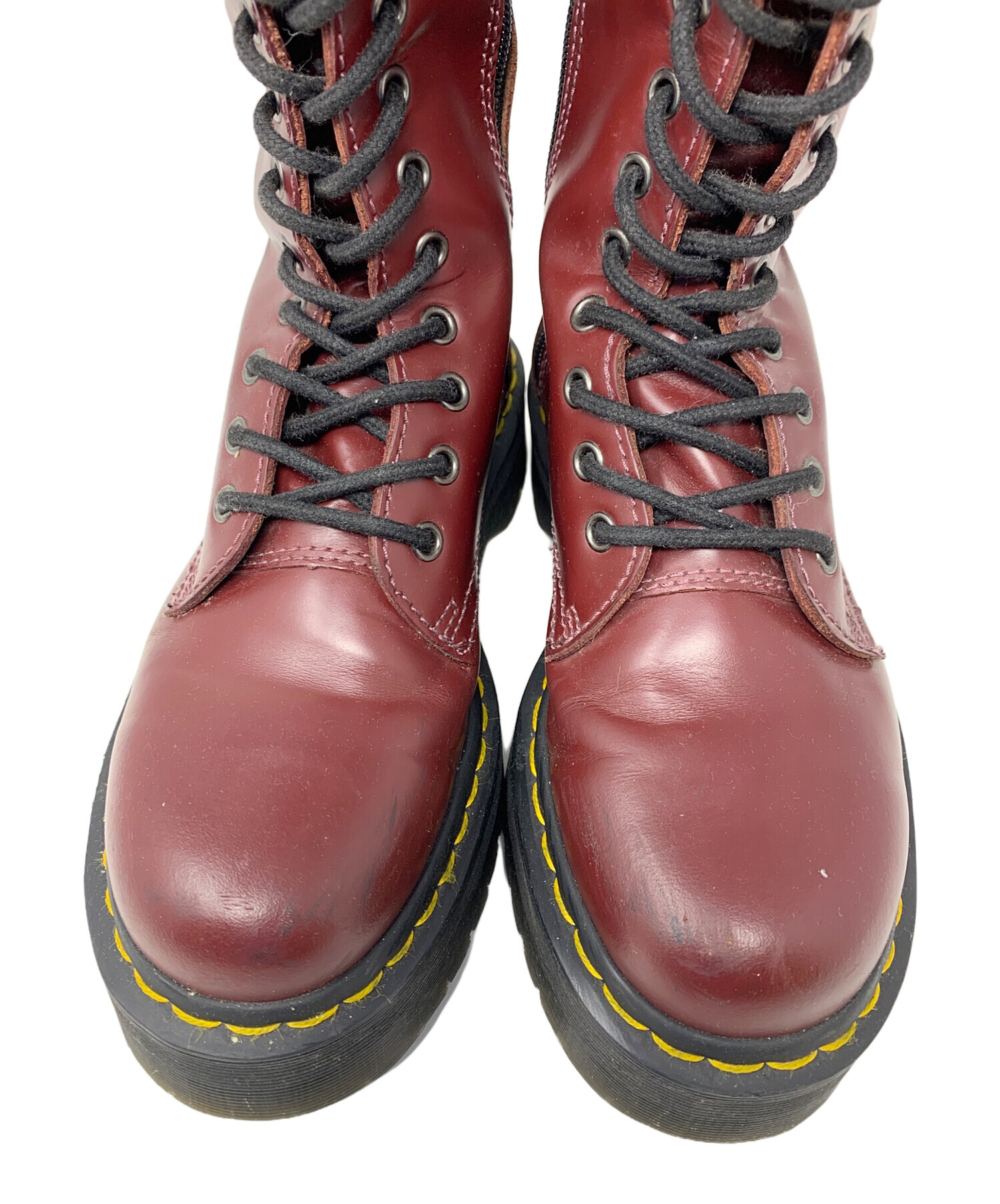 ドクターマーチン 希少 ヴィンテージロングブーツ 英国製 20ホール レッド ドクターマーチン 希少 ヴィンテージロングブーツ 英国製 20ホール レッド