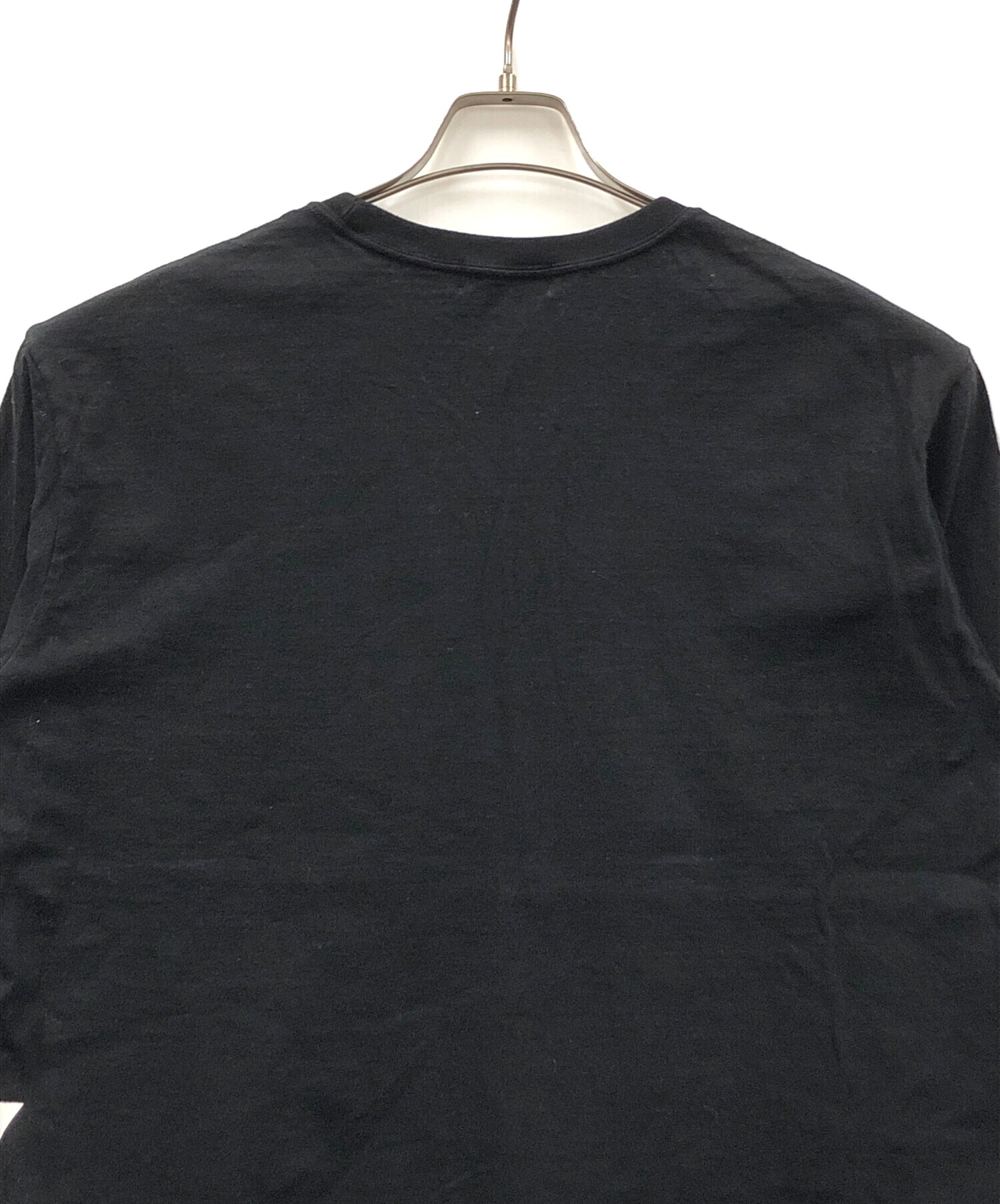 Y's コットン ニット ロングスリーブ カットソー 黒2 Y's コットン ニット ロングスリーブ カットソー 黒2