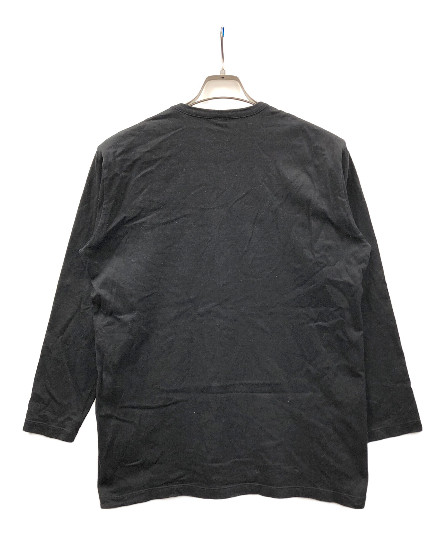 中古・古着通販】Y's (ワイズ) ロングスリーブカットソー ブラック