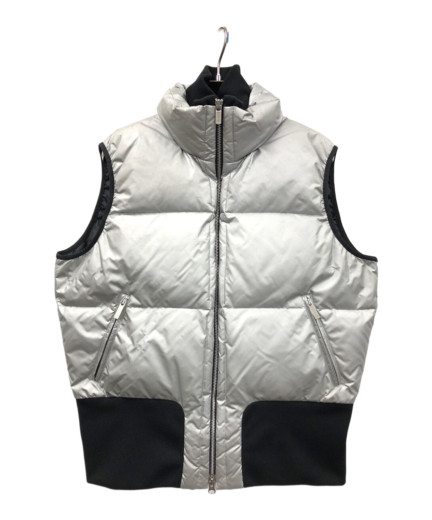 中古・古着通販】Y-3 (ワイスリー) ダウンベスト グレー サイズ:L 