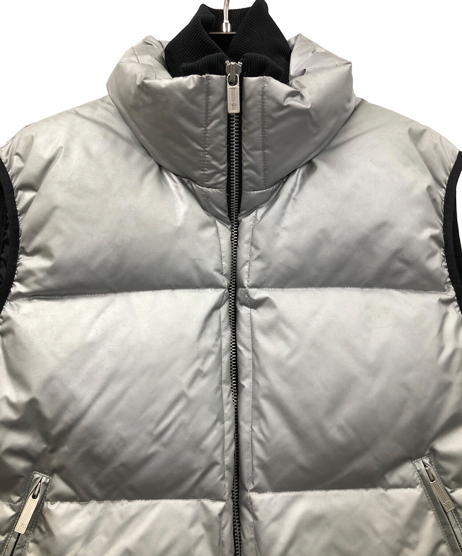 中古・古着通販】Y-3 (ワイスリー) ダウンベスト グレー サイズ:L 