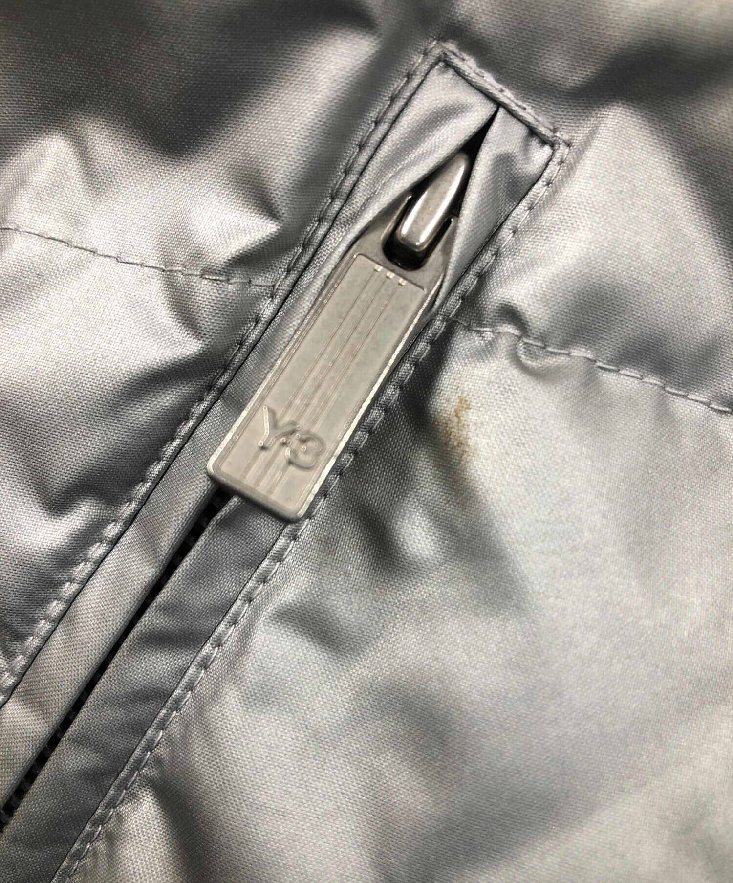 中古・古着通販】Y-3 (ワイスリー) ダウンベスト グレー サイズ:L