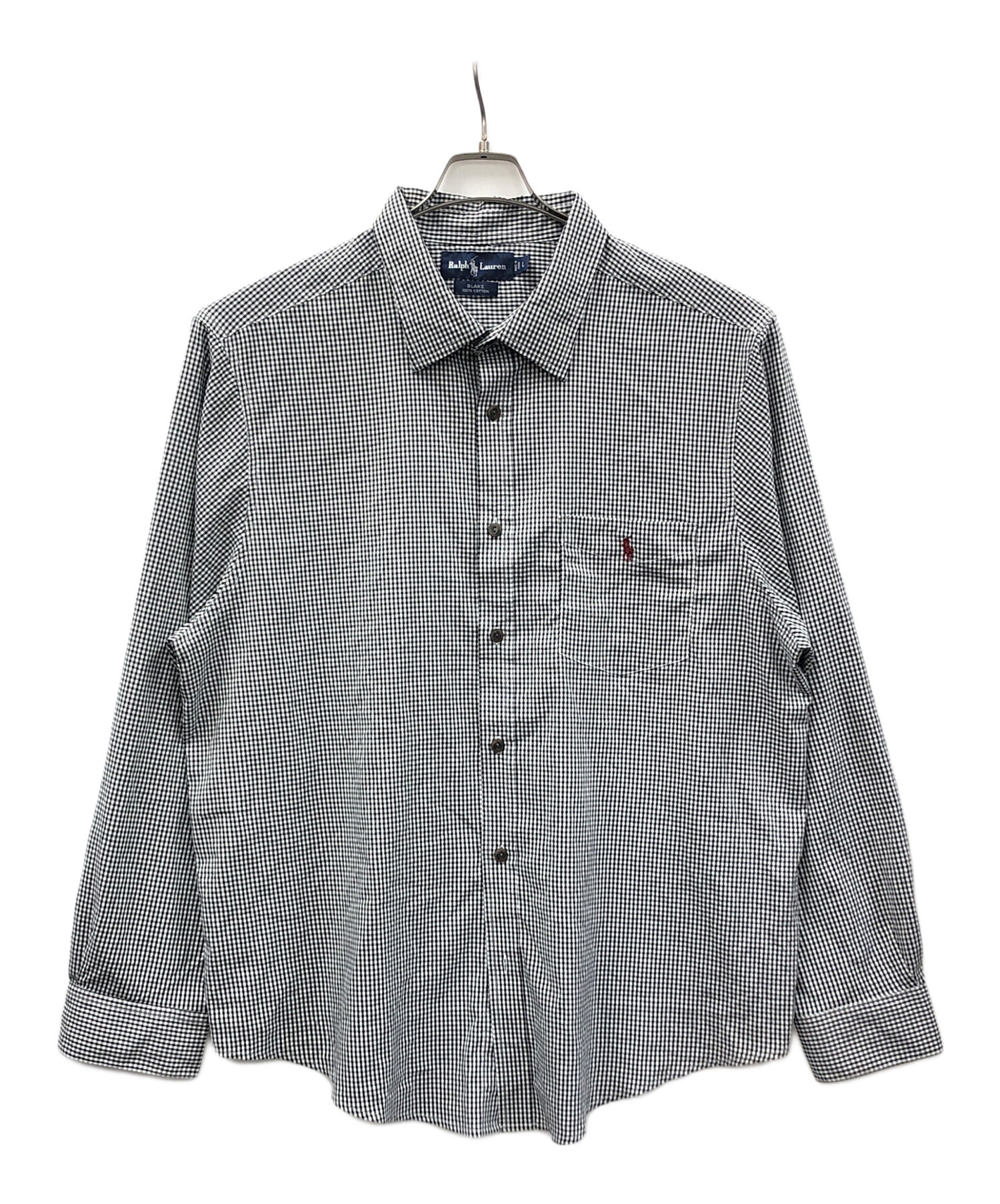 中古・古着通販】RALPH LAUREN (ラルフローレン) 長袖シャツ ブラック