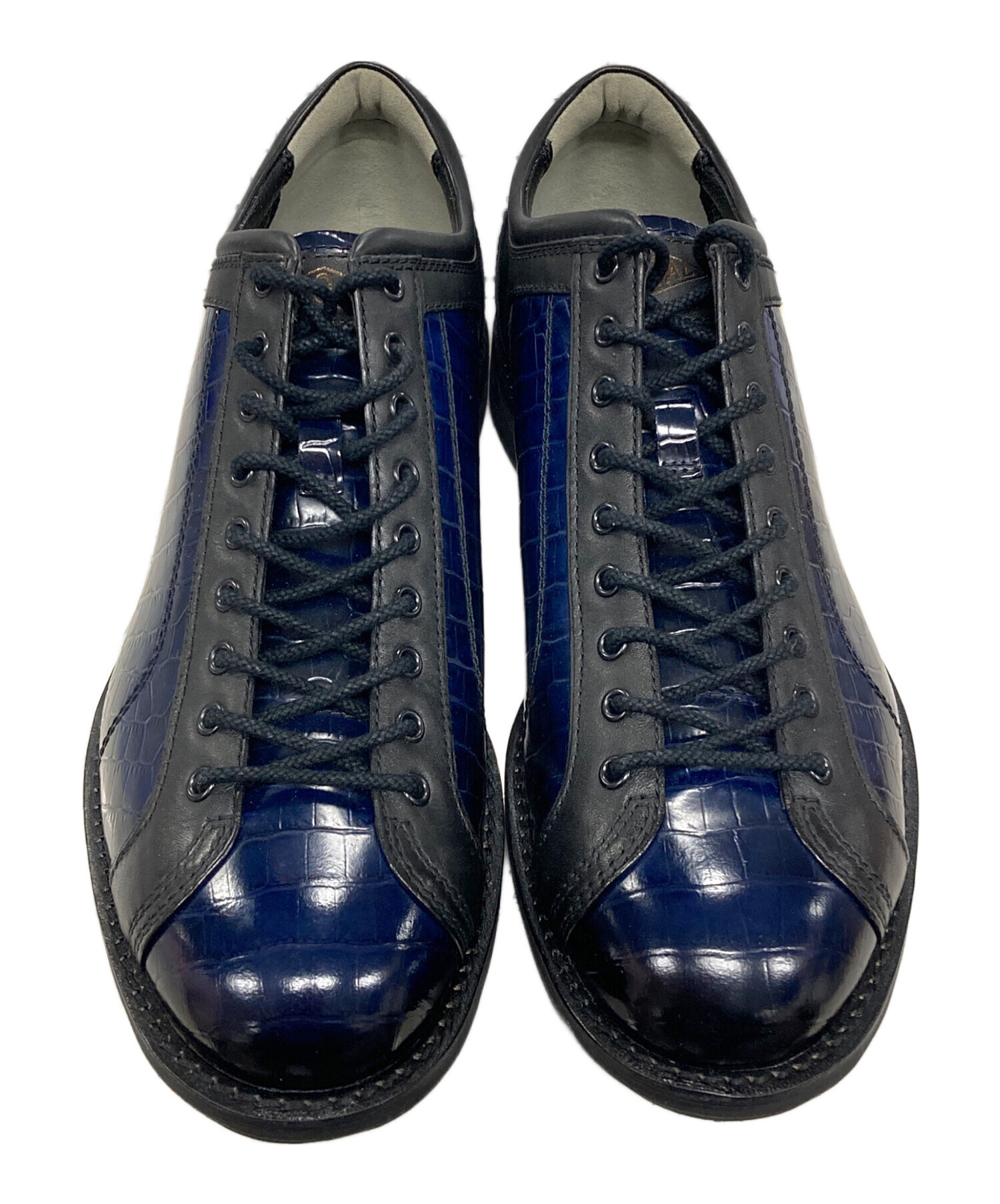 中古・古着通販】REGAL (リーガル) レザースニーカー ブルー サイズ:25