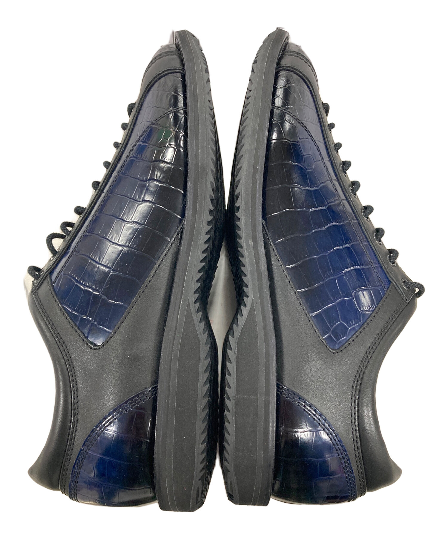 美品 25㎝◎REGAL リーガル レザースニーカー ネイビー 紺 中古・古着通販】REGAL (リーガル) レザースニーカー ブルー サイズ:25