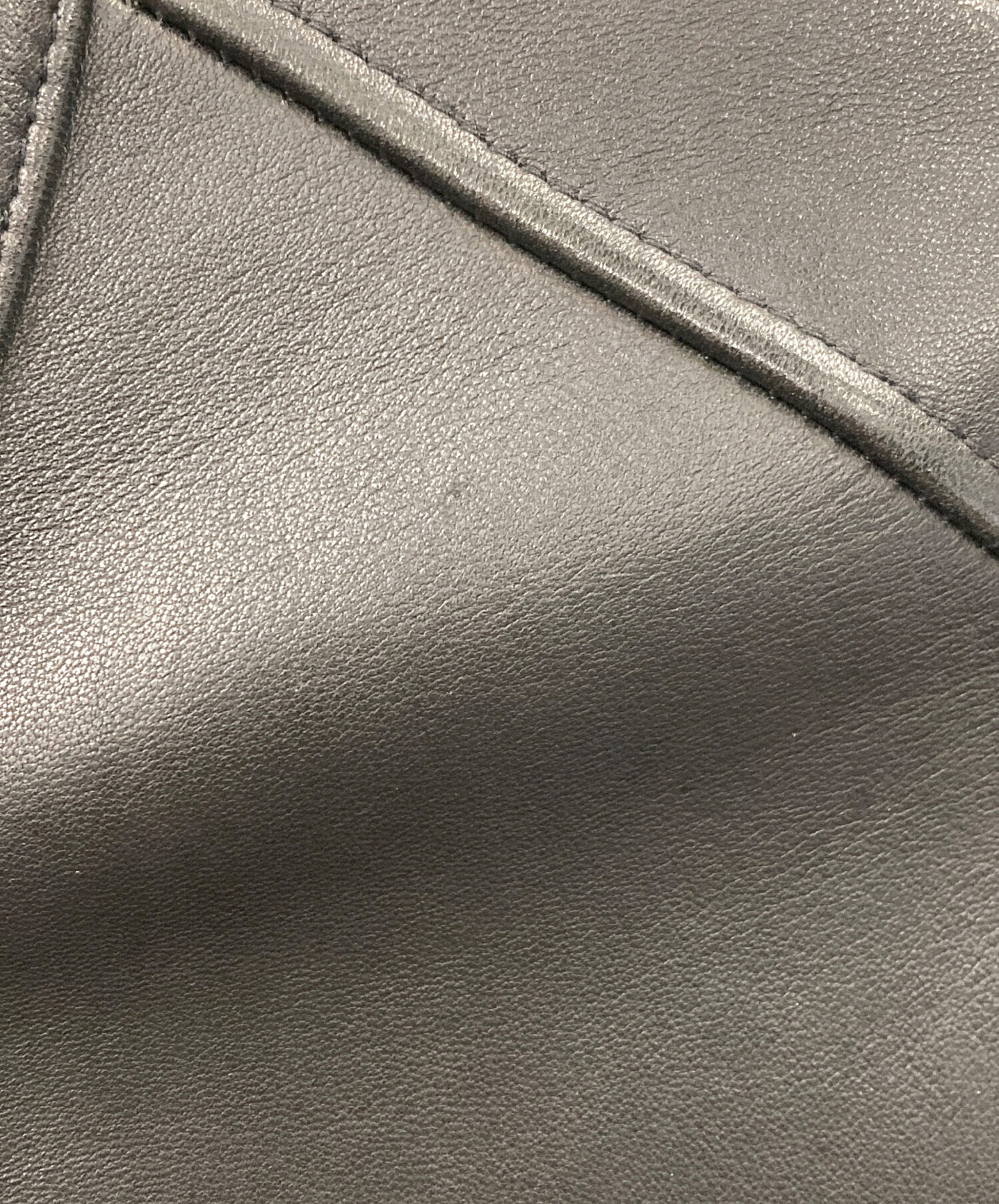 中古・古着通販】HARE (ハレ) ラムレザーシングルライダースジャケット