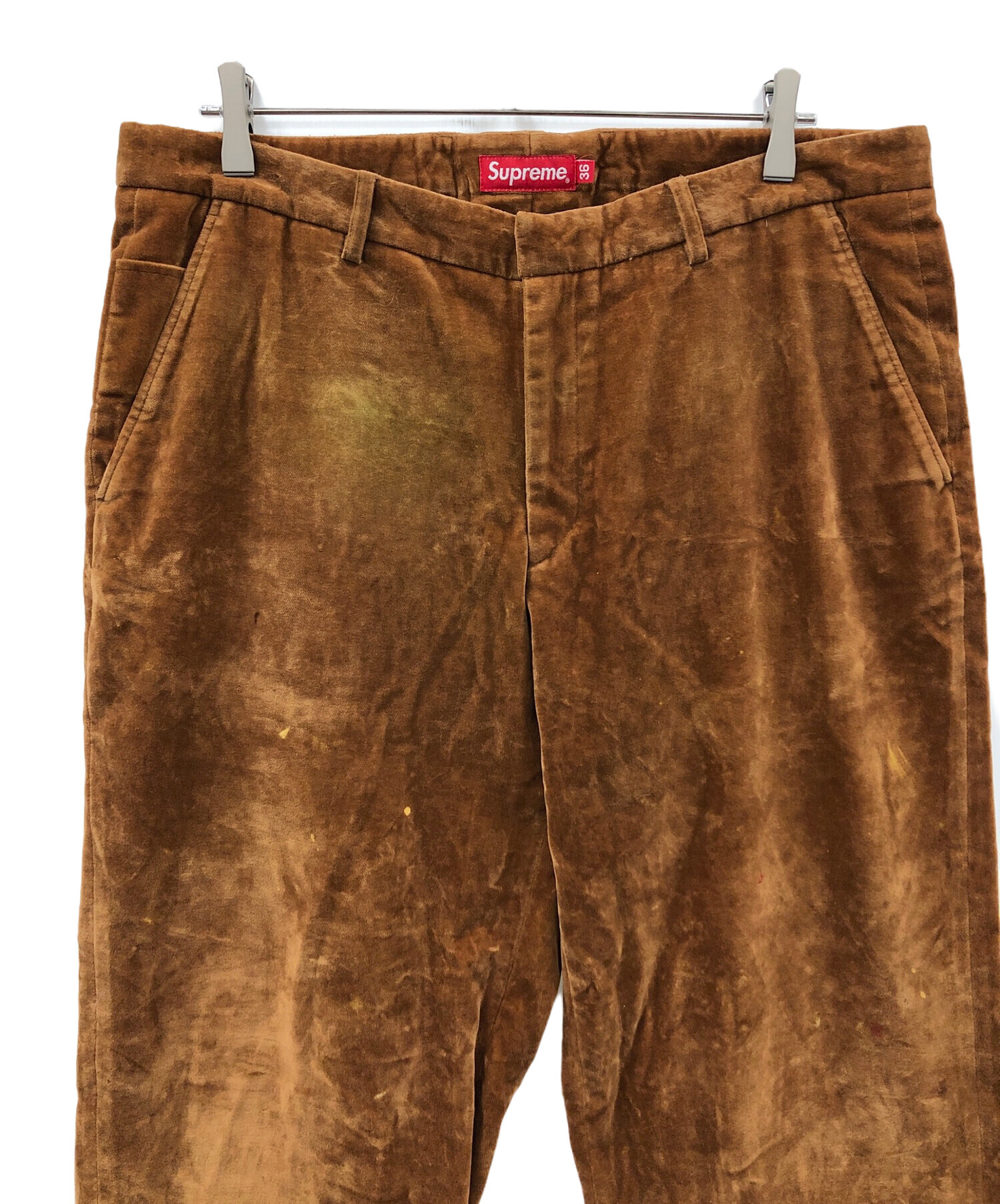 中古・古着通販】SUPREME (シュプリーム) ベロアワークパンツ Velvet