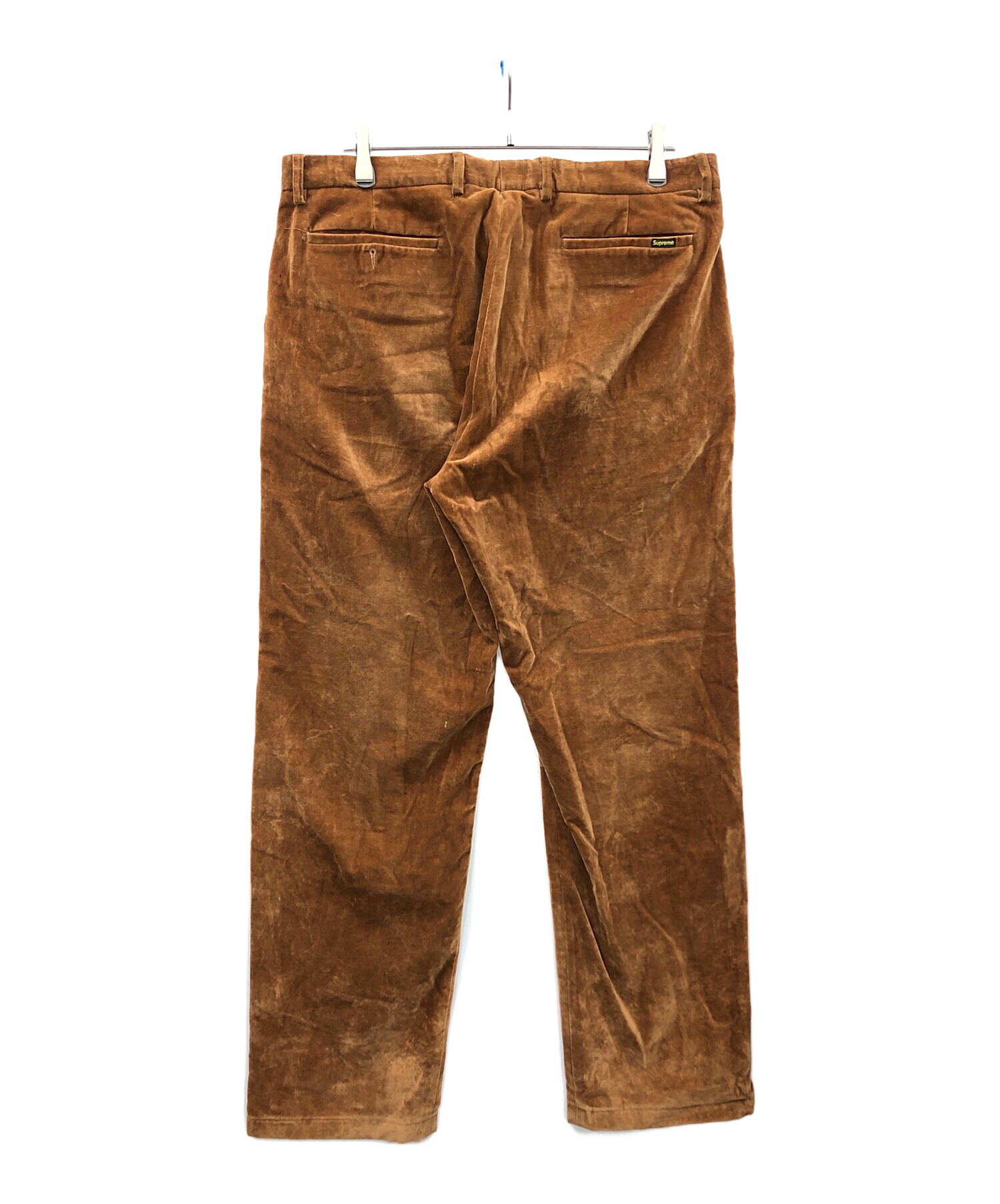 中古・古着通販】SUPREME (シュプリーム) ベロアワークパンツ Velvet