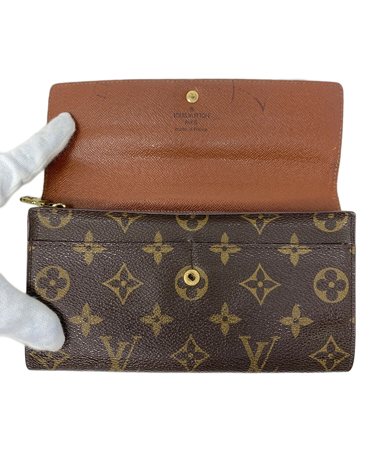 中古・古着通販】LOUIS VUITTON (ルイ ヴィトン) 長財布 モノグラム