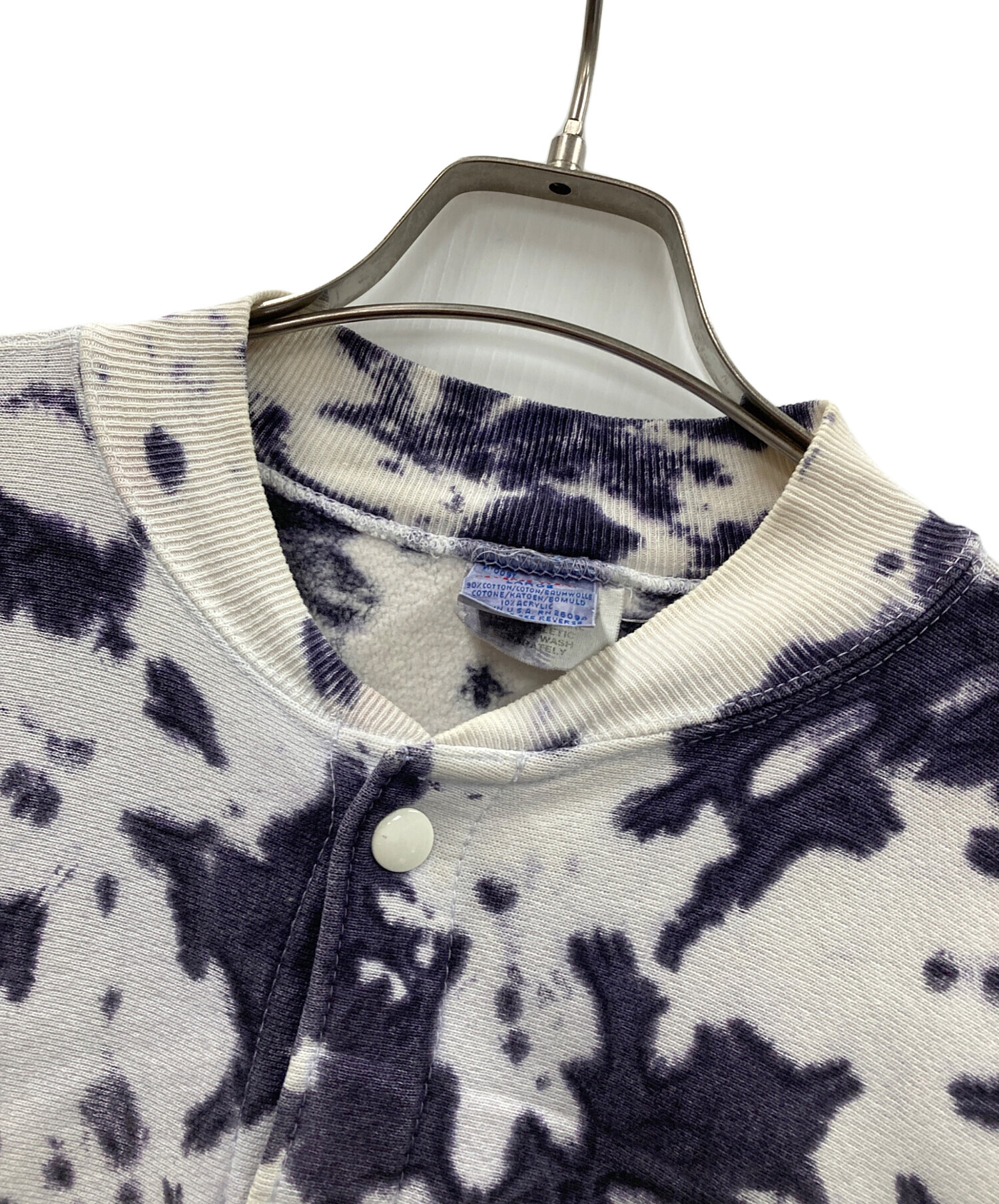 Champion / 90s/スナップカーディガン/カーディガン(薄手)/L/コットン/GRY 中古・古着通販】Champion (チャンピオン) 90s スウェットカーディガン