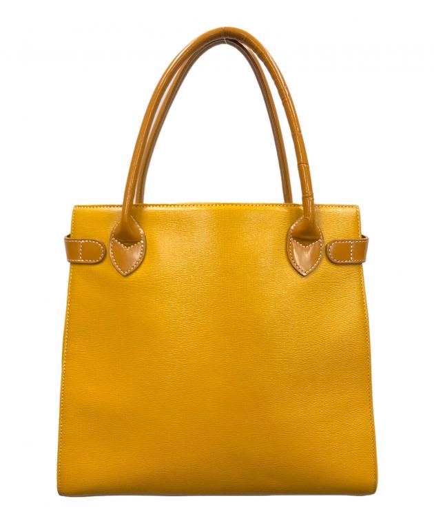 BURBRRY バーバリー ハンドバッグ トートバッグ イエロー 中古・古着