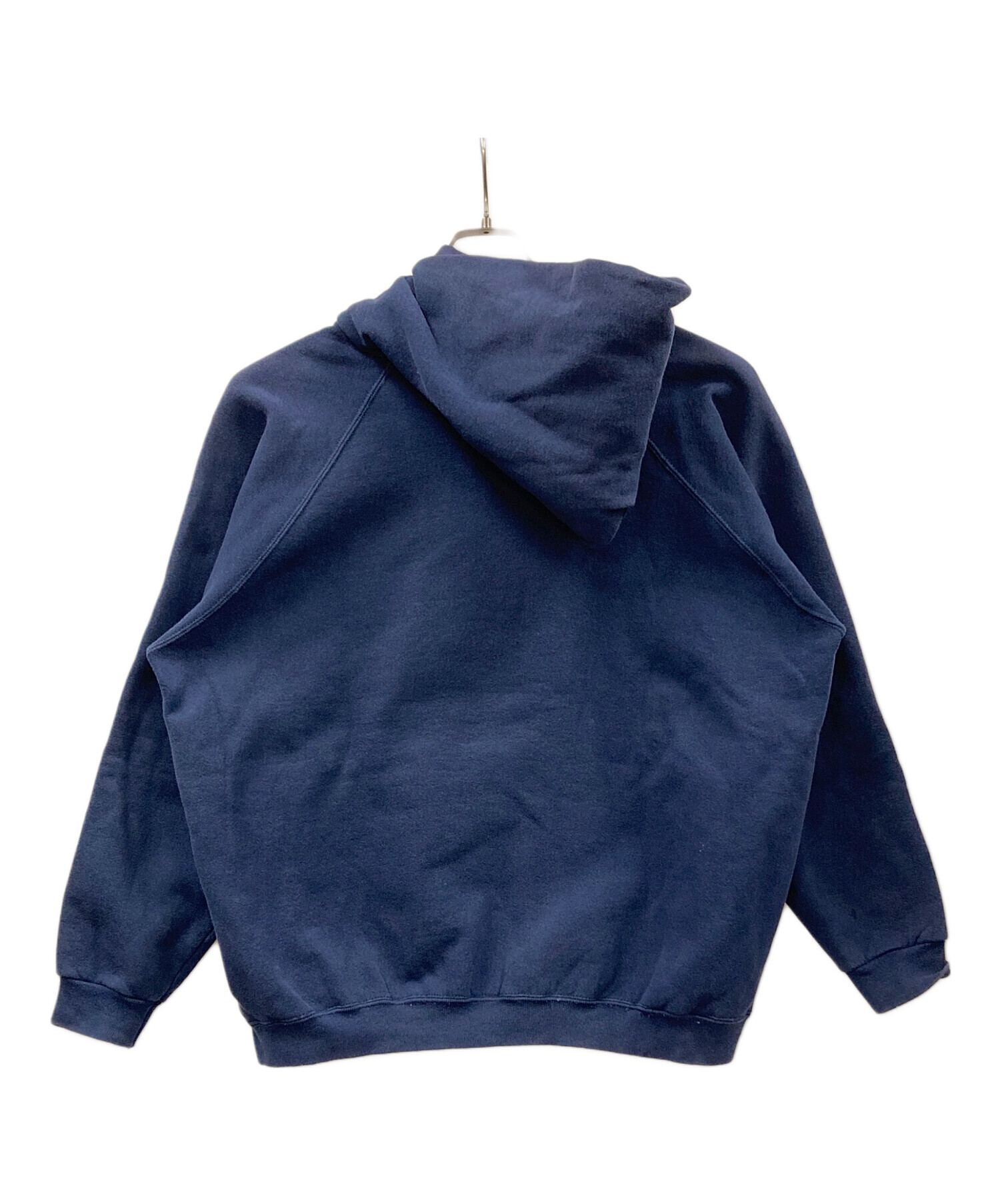 Old adidas ネイビーパーカー 中古・古着通販】adidas (アディダス) プルオーバーパーカー ネイビー