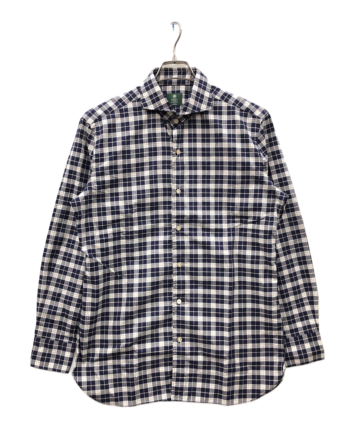 中古・古着通販】BORRELLI (ボレッリ) 長袖シャツ コットン微起毛