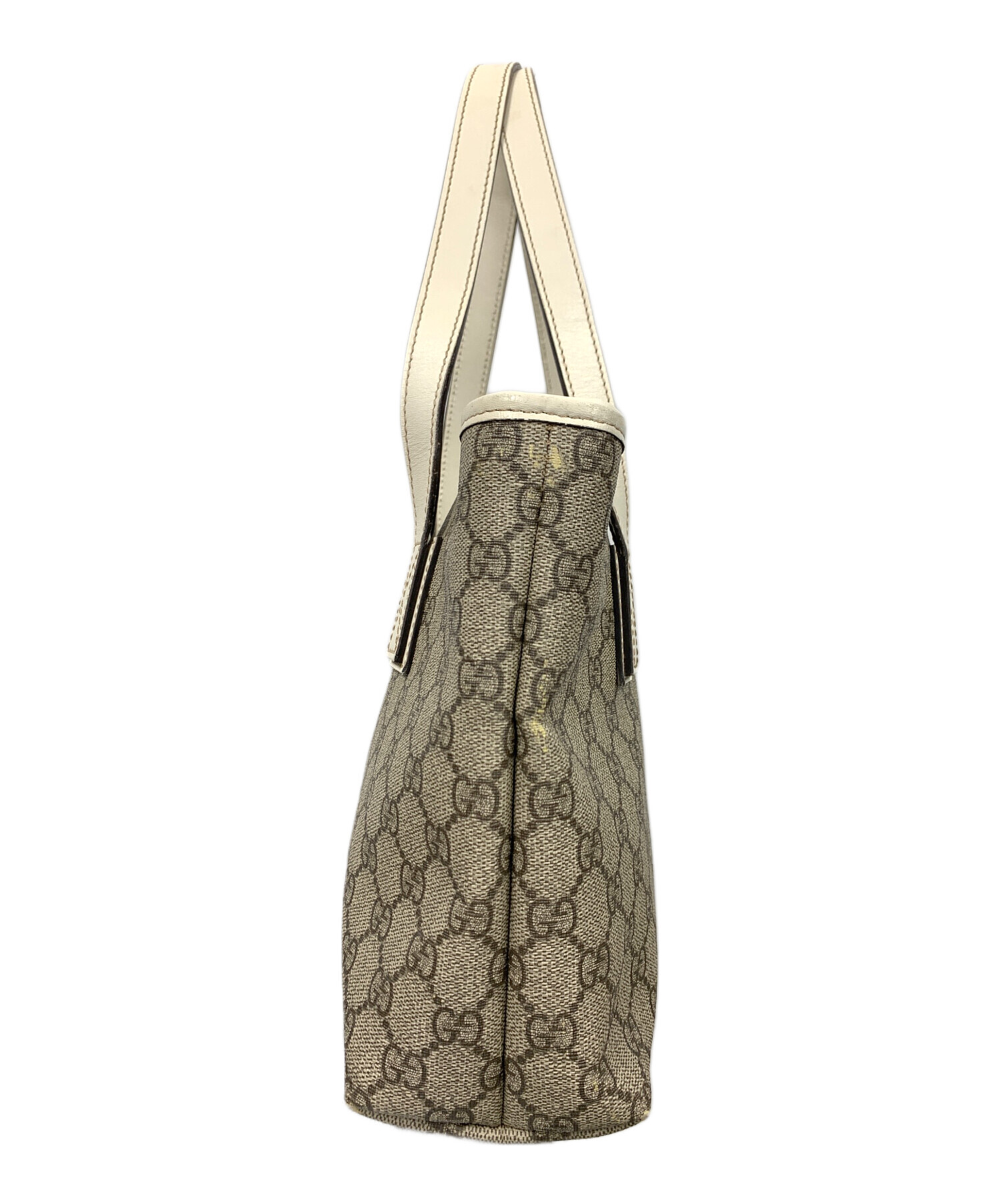 中古・古着通販】GUCCI (グッチ) トートバッグ GGスプリーム ベージュ 