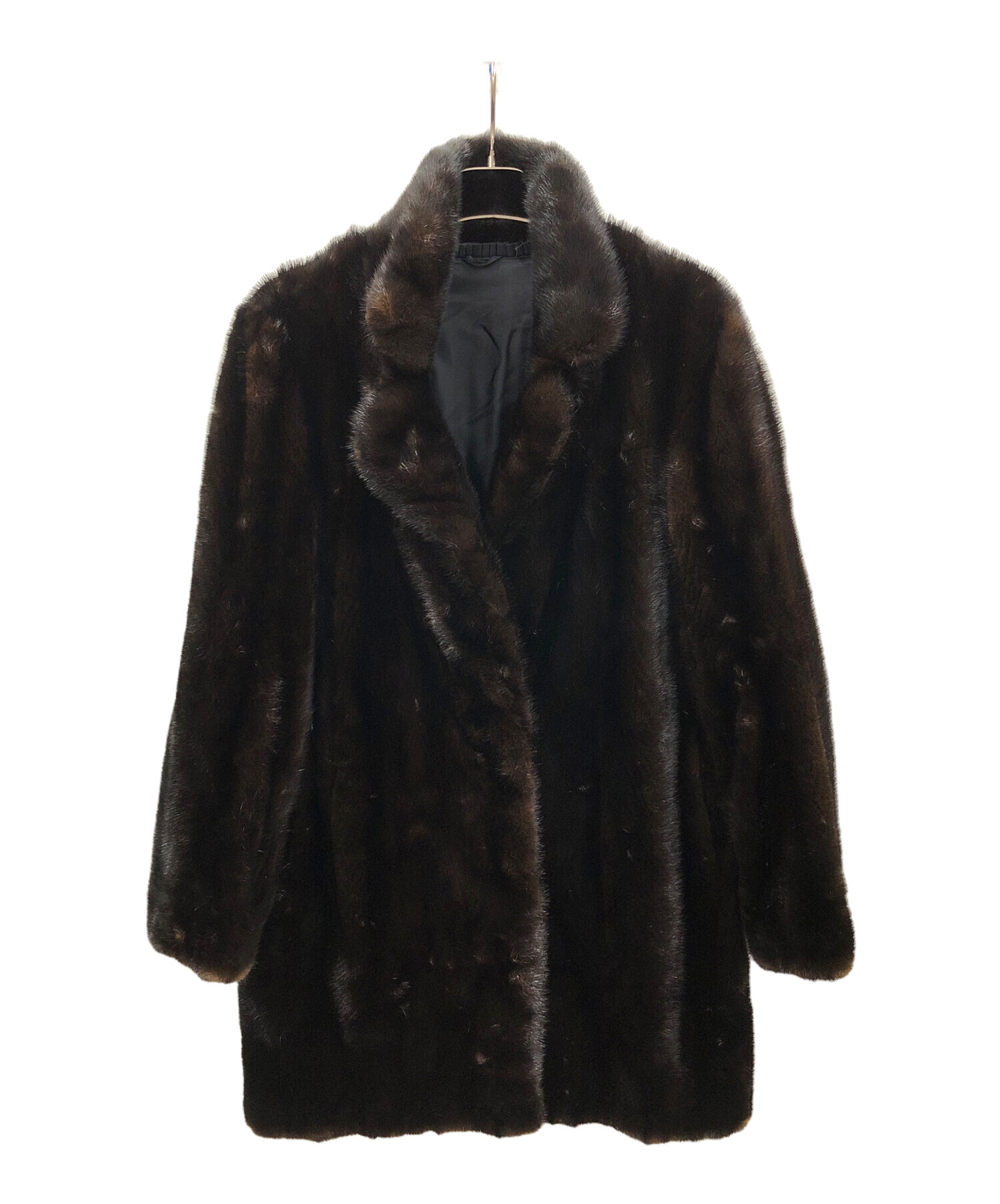 SAGA MINK  サガミンク ブラウンラビットファーコート 中古・古着通販】SAGA MINK (サガミンク) ファーコート ブラウン