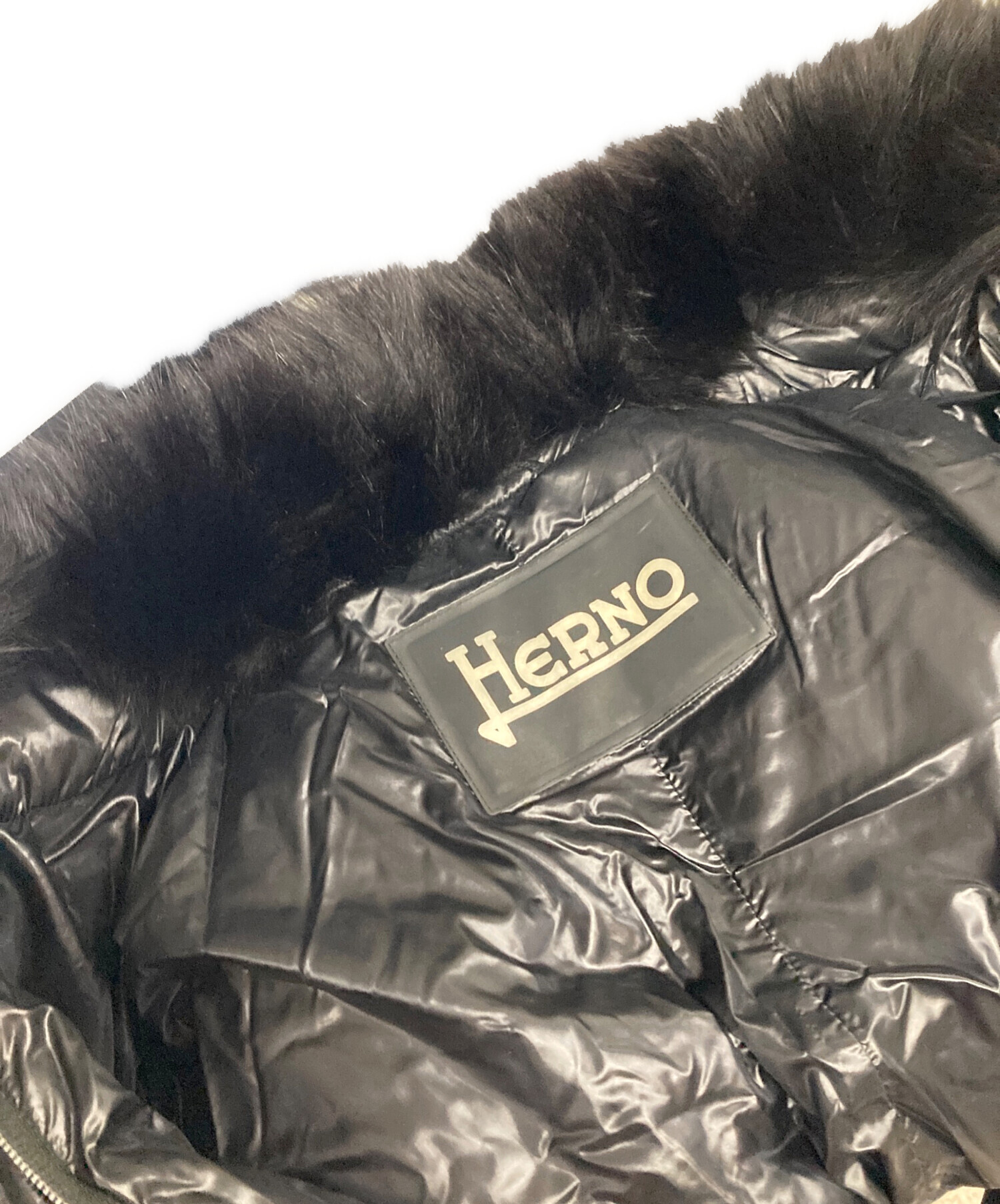 中古・古着通販】HERNO (ヘルノ) ダウンジャケット ブルー サイズ:44