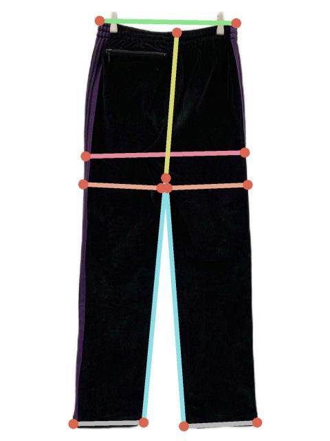 Needles ブラック コーデュロイ パンツ XS Needles ブラック コーデュロイ パンツ XS 中古・古着通販】Needles