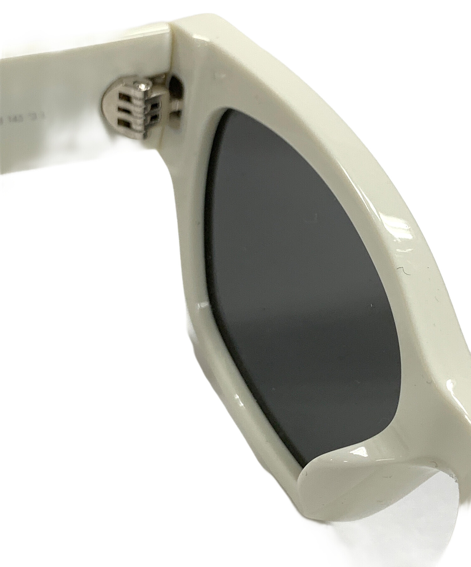 中古・古着通販】CELINE (セリーヌ) サングラス ホワイト サイズ:54