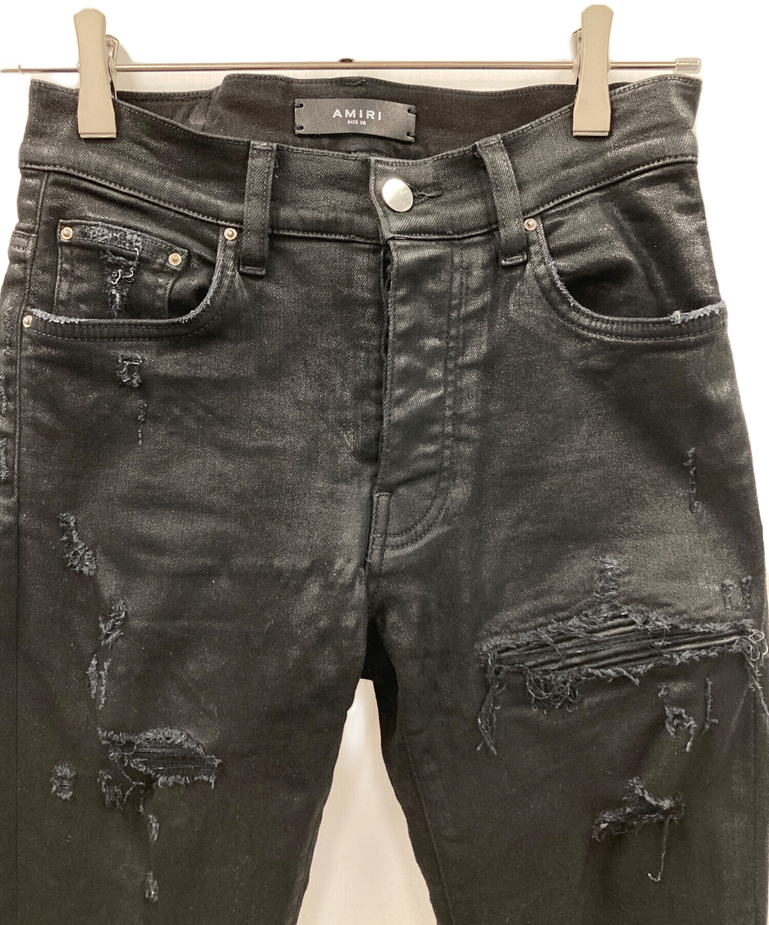 中古・古着通販】AMIRI (アミリ) スキニーデニムパンツ ブラック