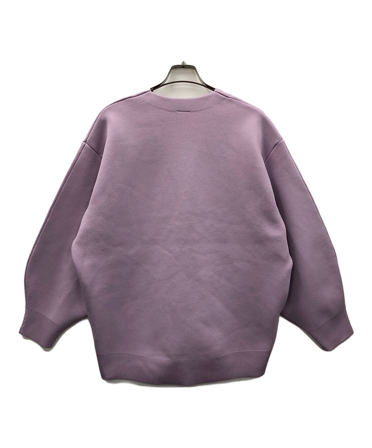 ELENDEEK カーディガン 02サイズ グレー/ピンク 中古・古着通販】ELENDEEK (エレンディーク) Vネックフォルム